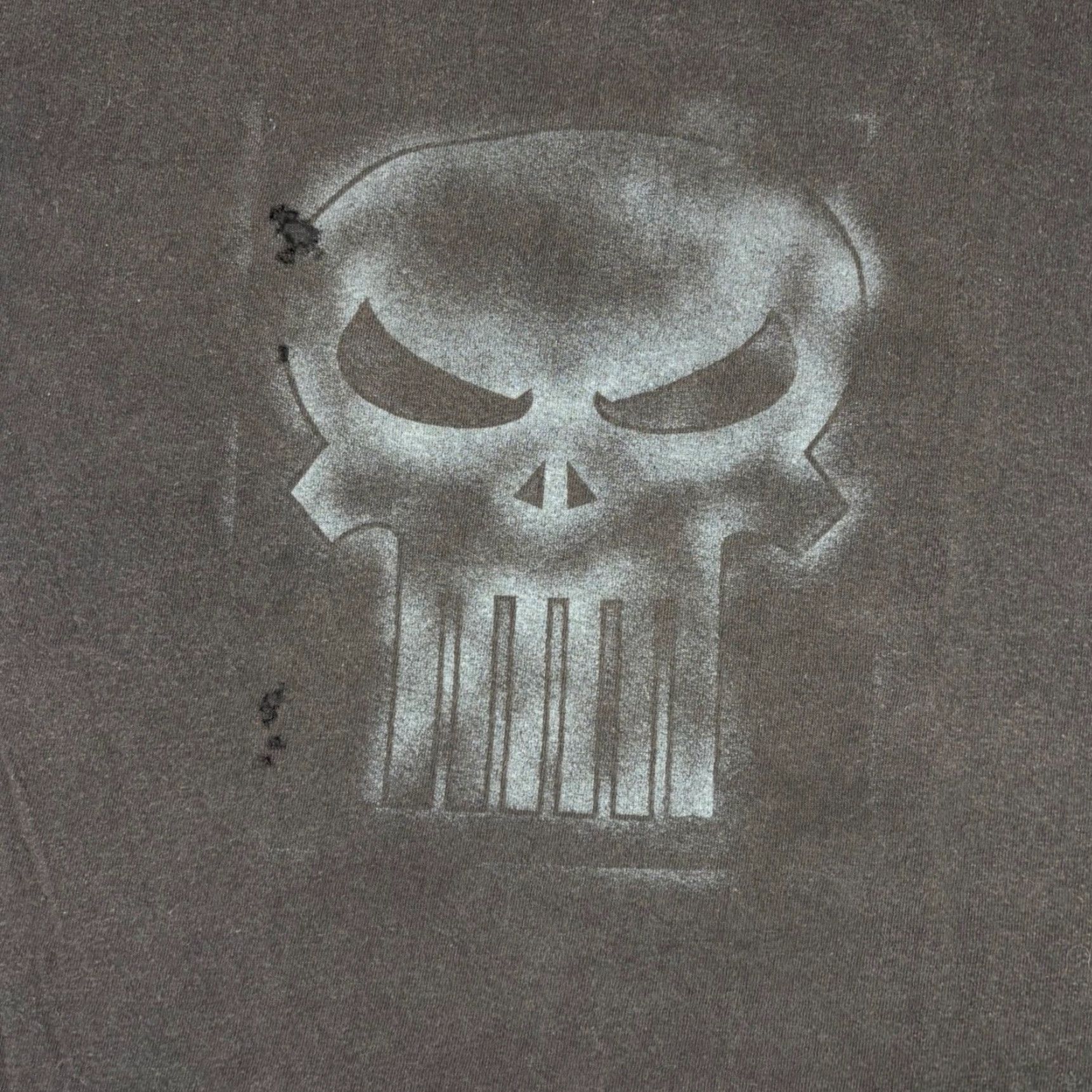 Vintage VINTAGE Delta Pro Weight Punisher Skull Graphic T-Shirt Mens Large Black Faded Size US L / EU 52-54 / 3 - 7 Thumbnail