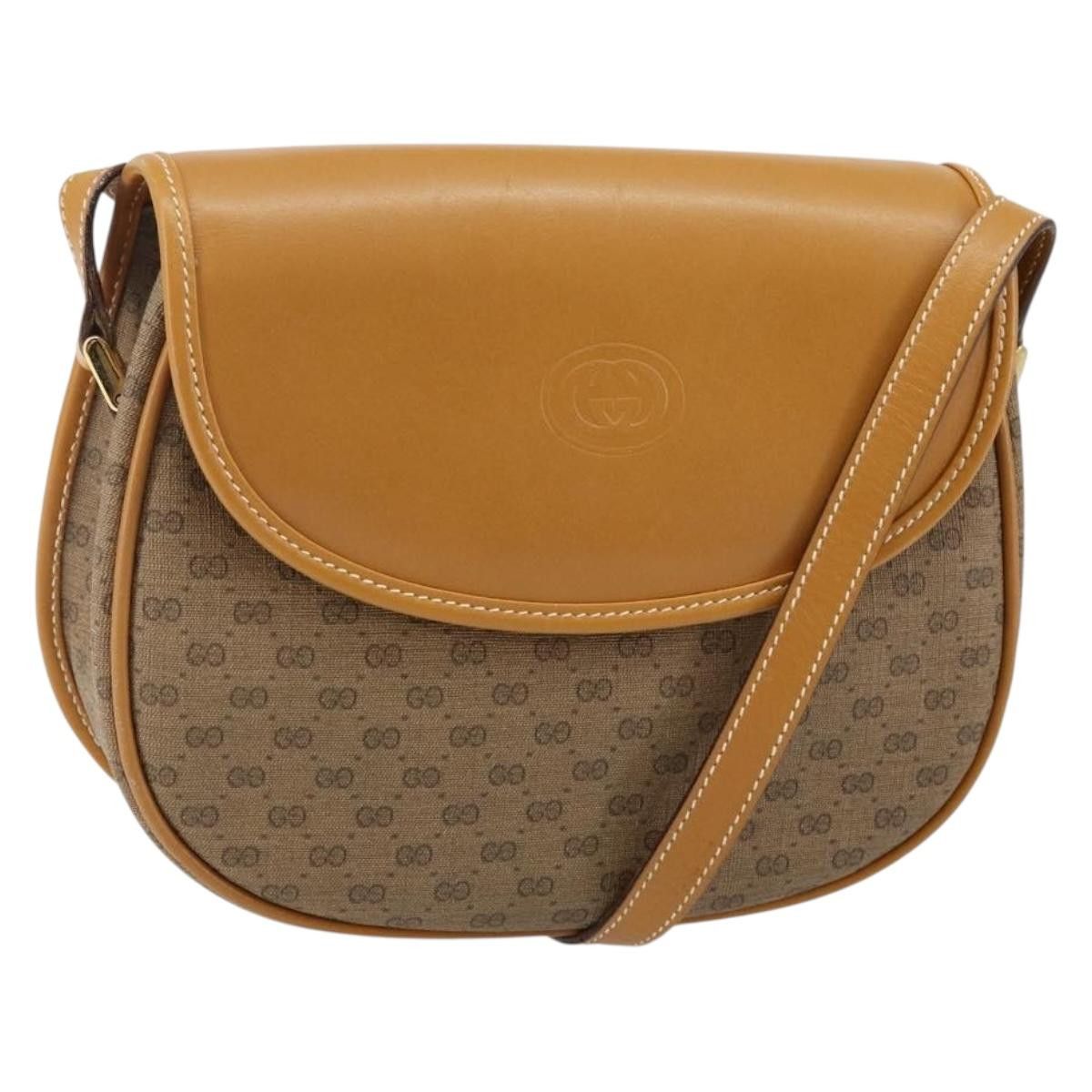 Gucci GUCCI Micro GG Supreme Shoulder Bag Pvc Beige Gold 007 115 Size ONE SIZE - 1 Thumbnail
