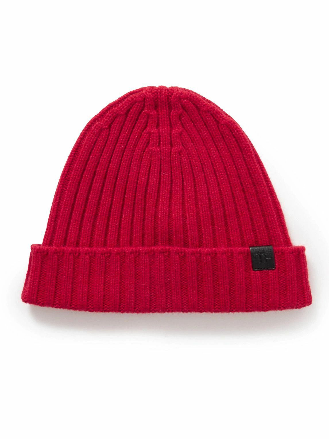 o1loc1c0724 KHR001 Size: S / Ribbed Beanie in Red