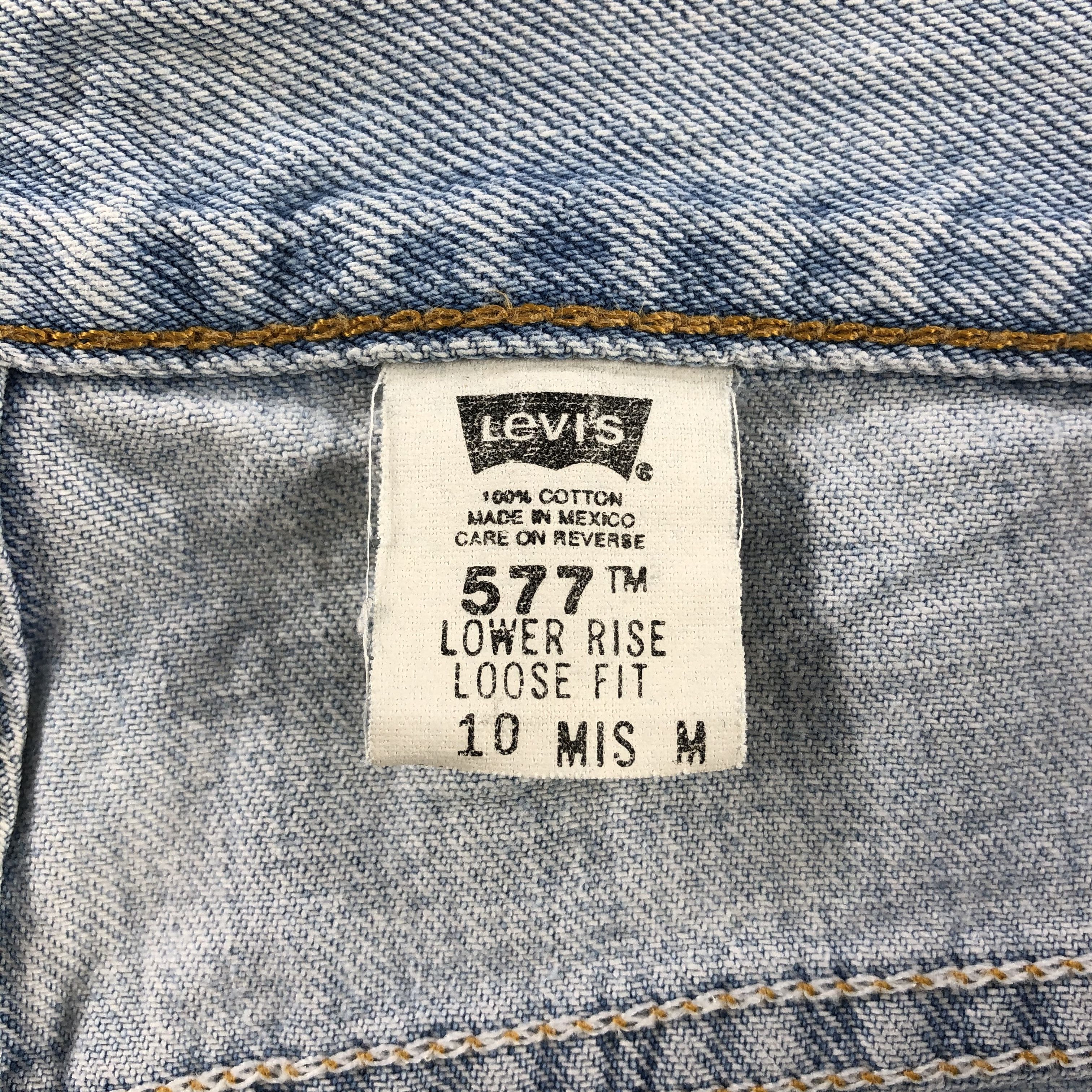 Levi's Vintage 90s Light Wash Levis 577Jeans- J1313 Size US 31 - 10 Thumbnail