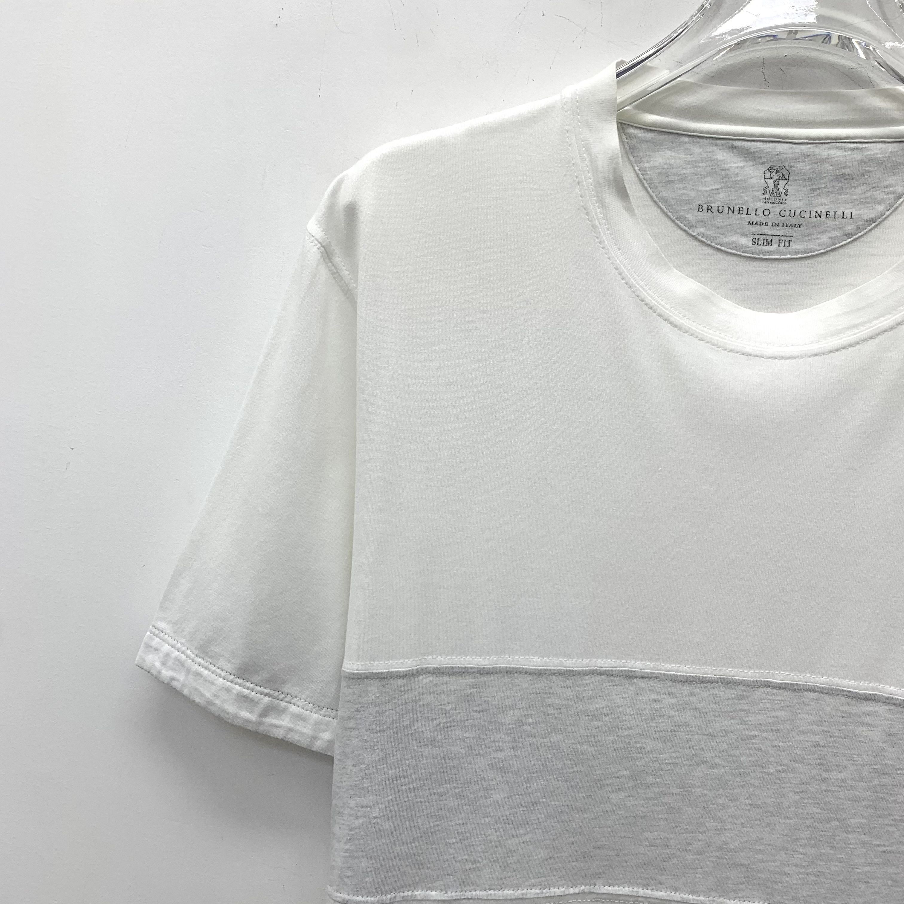 Brunello Cucinelli Brunello Cucinelli Crewneck T-Shirt White (S) Size US S / EU 44-46 / 1 - 3 Thumbnail