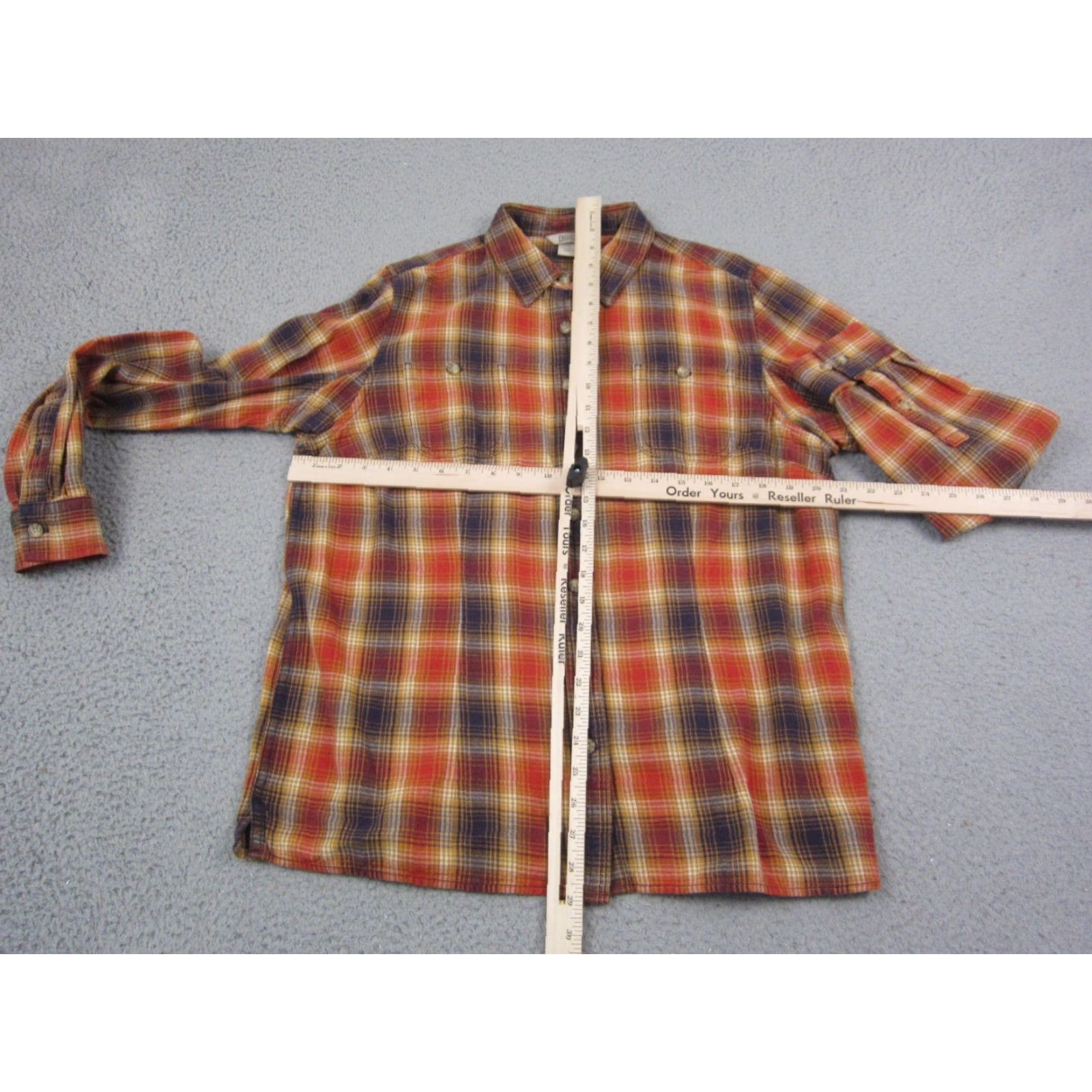 Vintage Duluth Shirt Womens L Orange Plaid Flannel Button-Up Cotton Western Shirt Women L Orange Plaid Flannel Button-Up Duluth Shirt Western Size L / US 10 / IT 46 - 5 Thumbnail