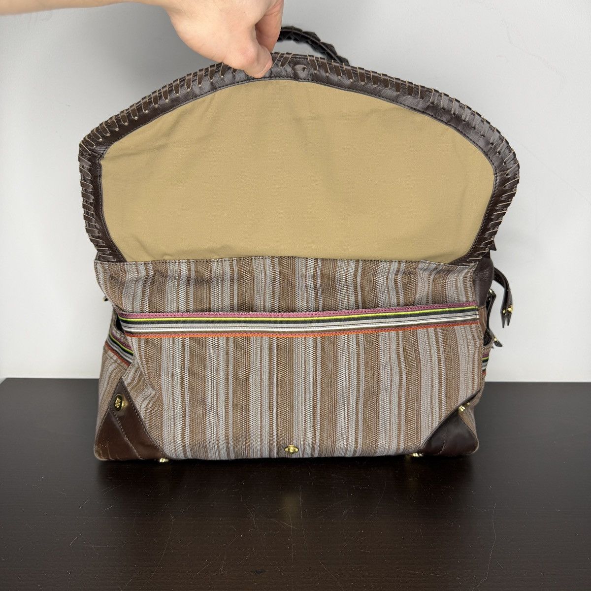 George Gina & Lucy George Gina & Lucy GGL Brown Avant Garde Shoulder Hand Bag Size ONE SIZE - 6 Thumbnail
