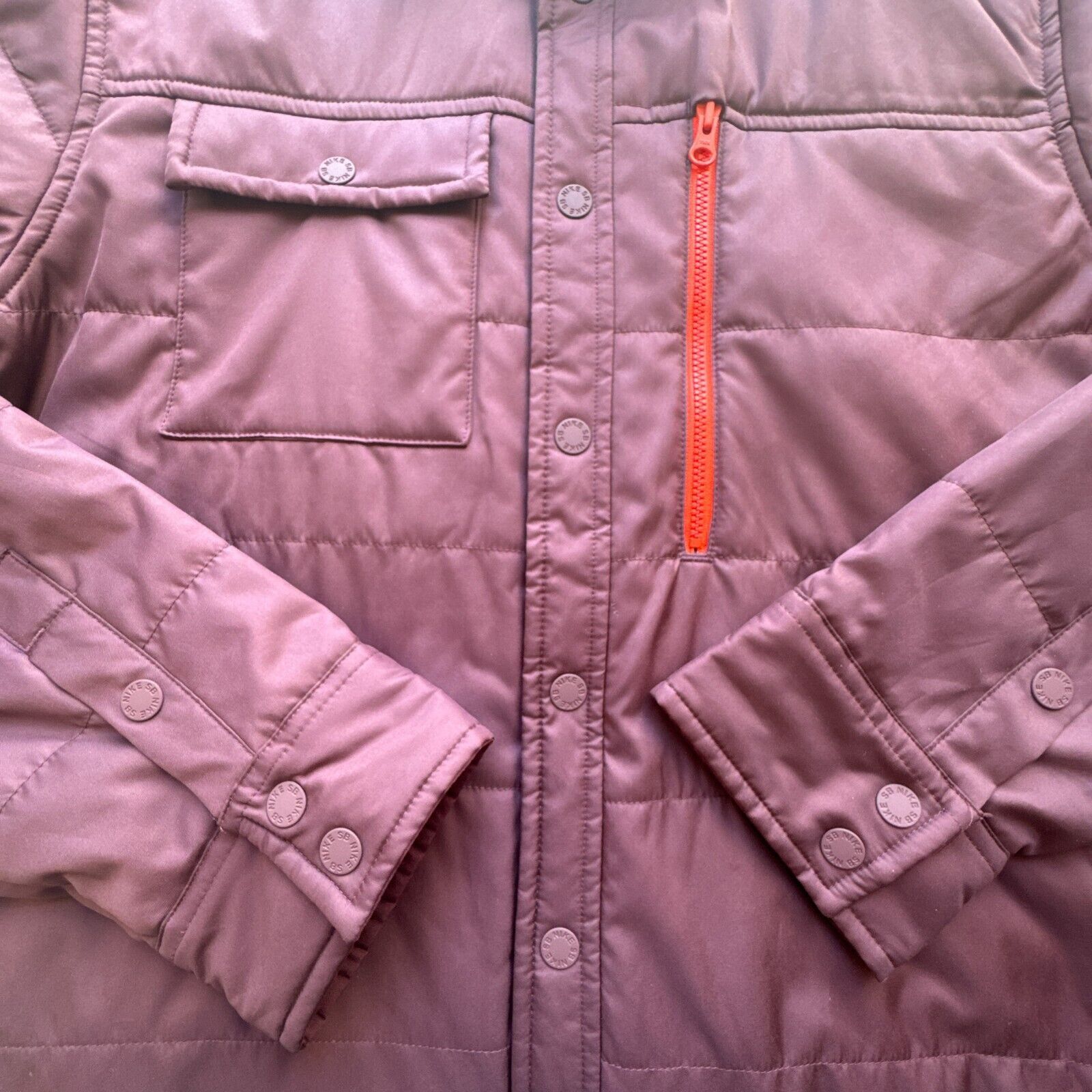 Nike Nike SB Holgate Snap Jacket Burgundy 938428-652 Men Small Size US S / EU 44-46 / 1 - 5 Thumbnail