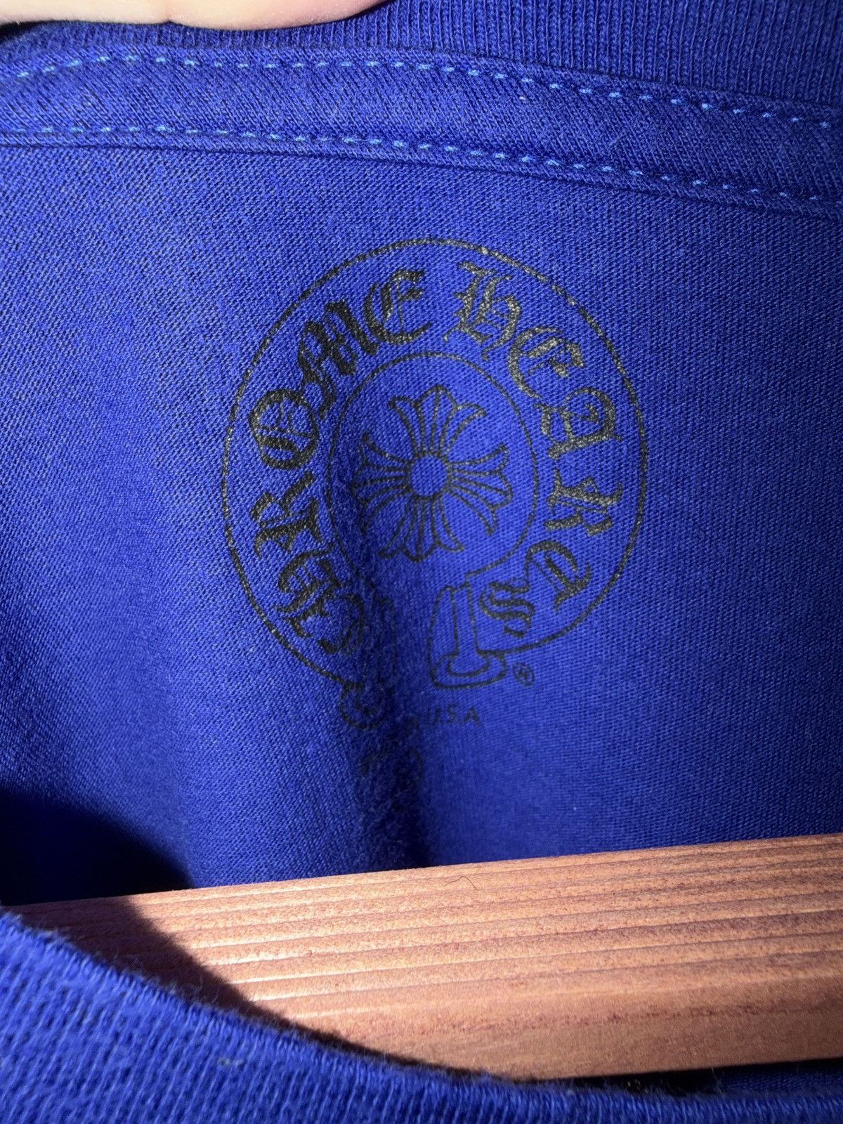 Chrome Hearts Chrome Hearts Blue Star Long Sleeve Size US XL / EU 56 / 4 - 4 Thumbnail