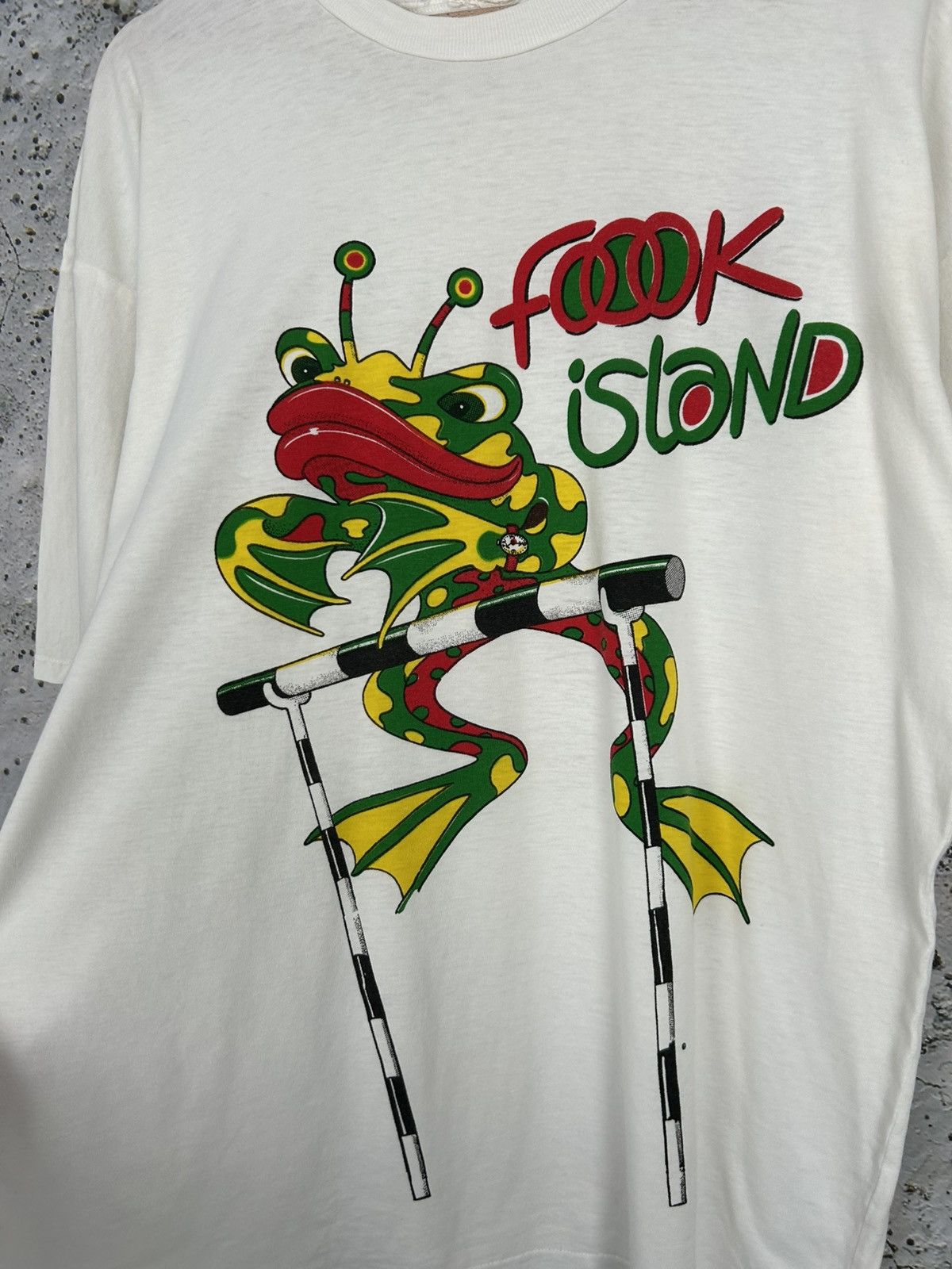 Vintage Vintage Frog Graphic Tee Animal Boxy Baggy Streetwear 90s Size US XL / EU 56 / 4 - 3 Thumbnail