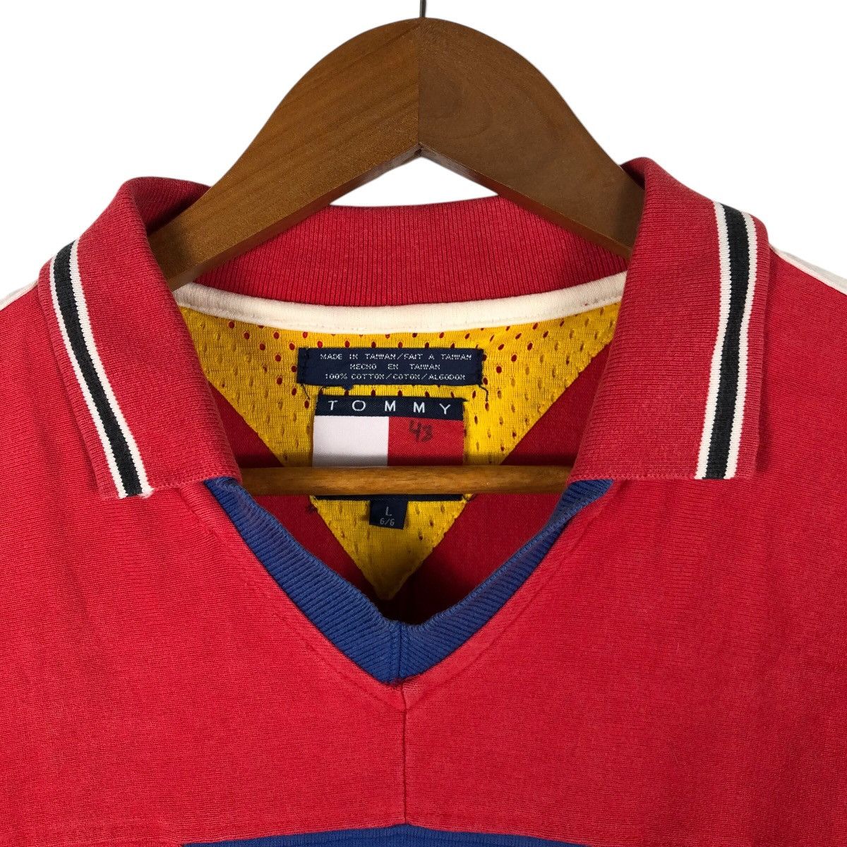 Tommy Jeans TOMMY JEANS Sports Tech Denim Collar Longsleeve Shirt Size US L / EU 52-54 / 3 - 3 Thumbnail