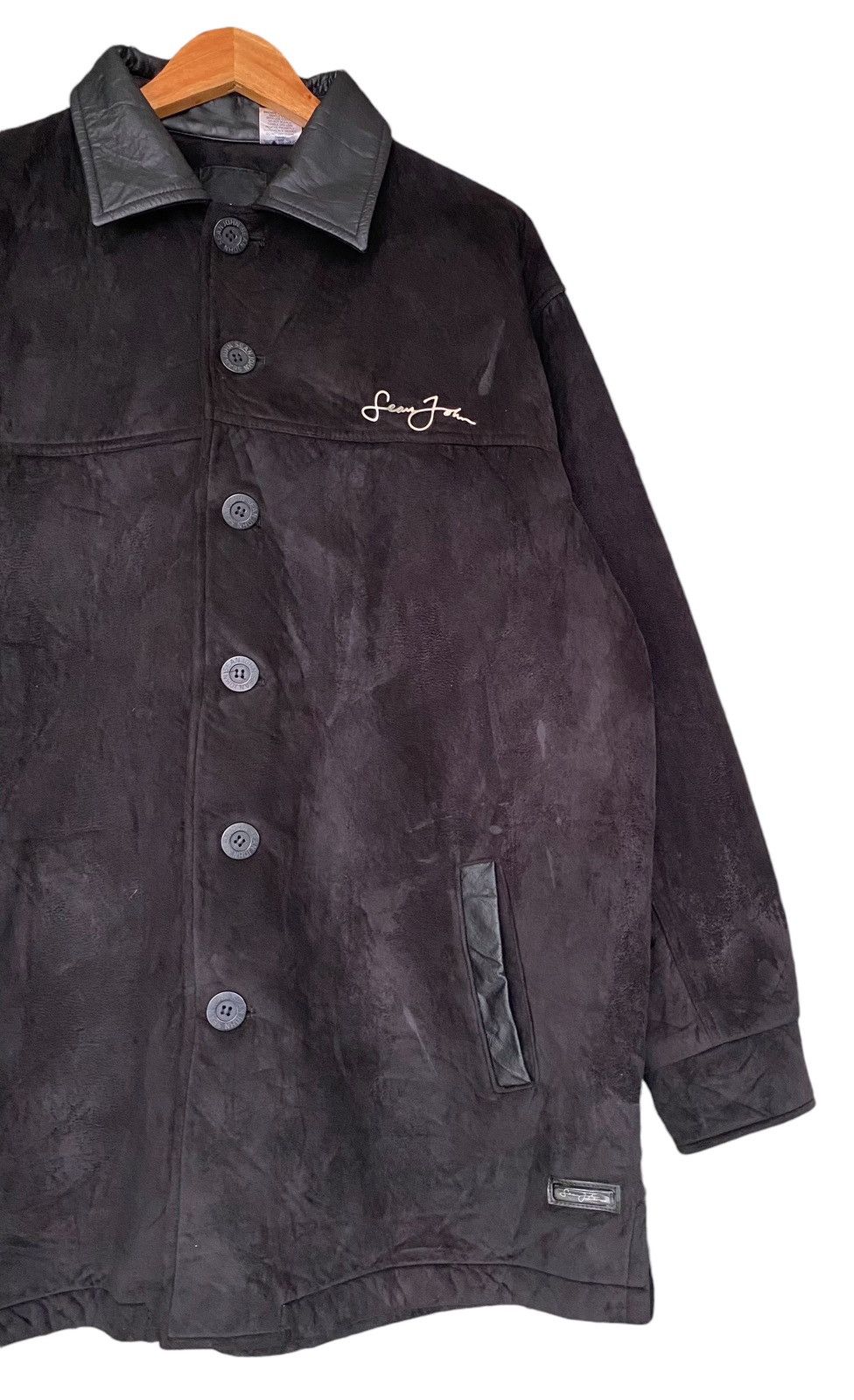 Sean John Vtg SEAN JOHN Velvet Button Jacket Size US XXL / EU 58 / 5 - 2 Thumbnail