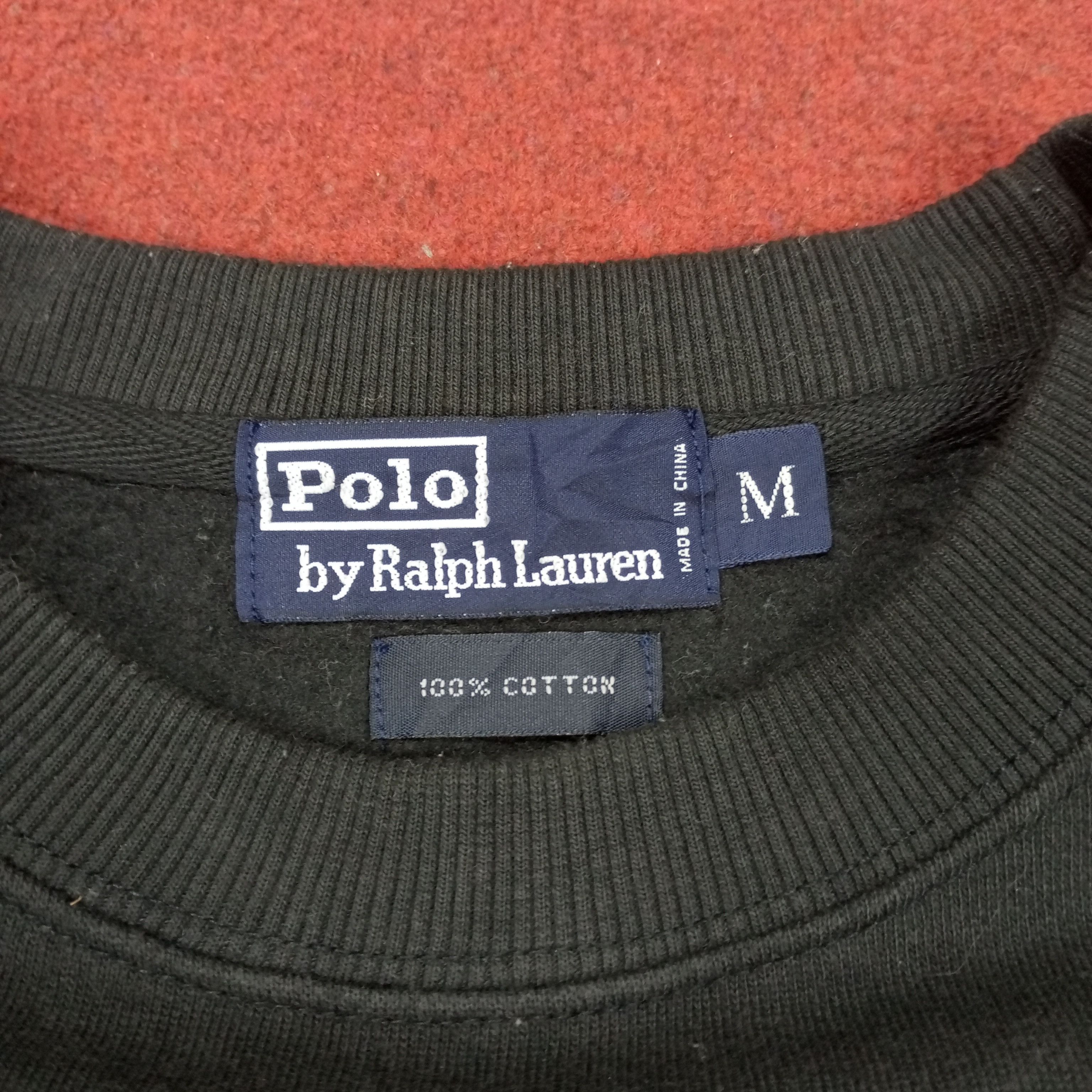 Polo Ralph Lauren × Vintage Polo by Ralph Lauren Small Logo Design Sweatshirt Size US L / EU 52-54 / 3 - 4 Thumbnail