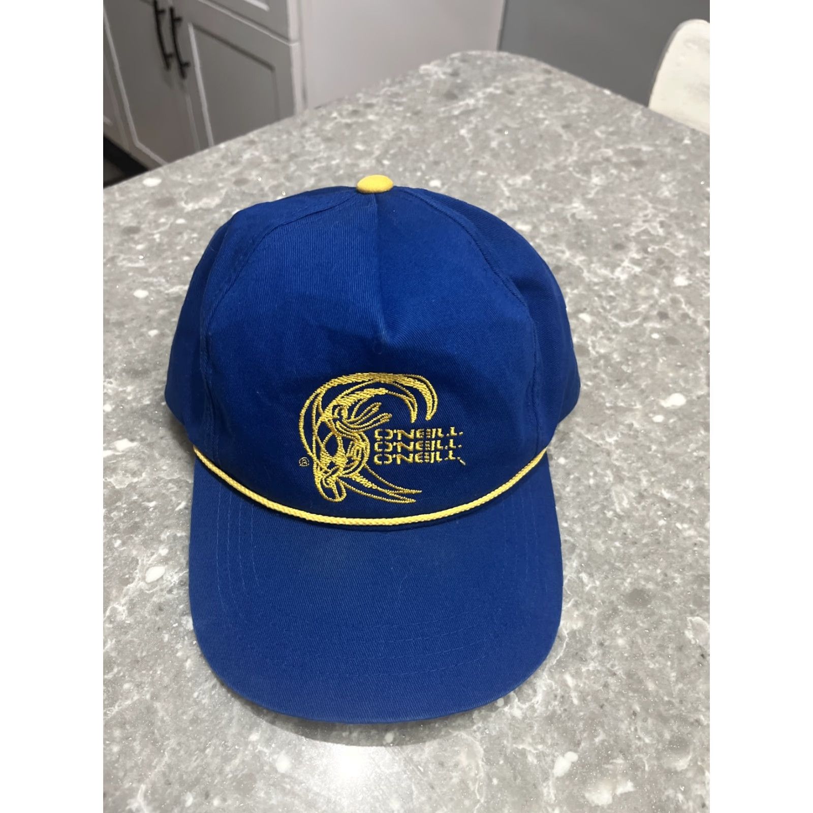 O'Neill VINTAGE O'Neill Hat Cap Blue Adult Adjustable Baseball Cap Men One Size Blue Adjustable Size ONE SIZE - 2 Thumbnail