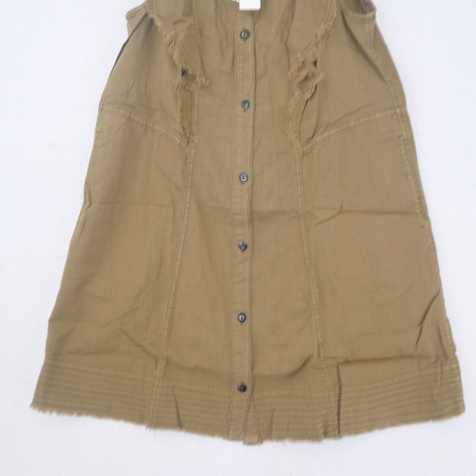 Anthropologie NEW Anthropologie Pilcro Flutter Sleeve Buttondown Dress Size XXS / US 00 / IT 34 - 6 Thumbnail