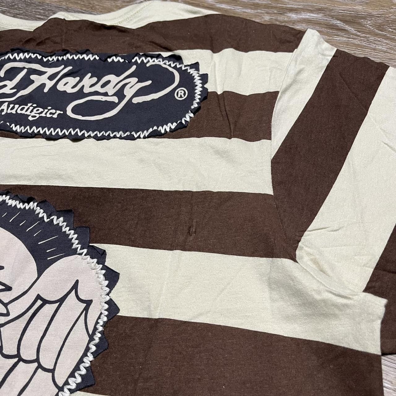Ed Hardy RARE y2k ed hardy striped tee Size US XXL / EU 58 / 5 - 5 Thumbnail