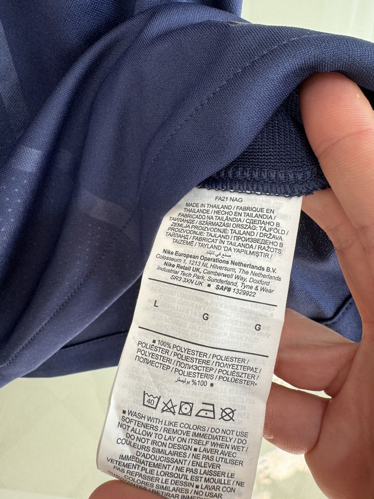 Jordan Brand × Nike Messi #30 PSG 2021-2022 Home Women’s Soccer Jersey Kit Shirt Size US L / EU 52-54 / 3 - 15 Thumbnail