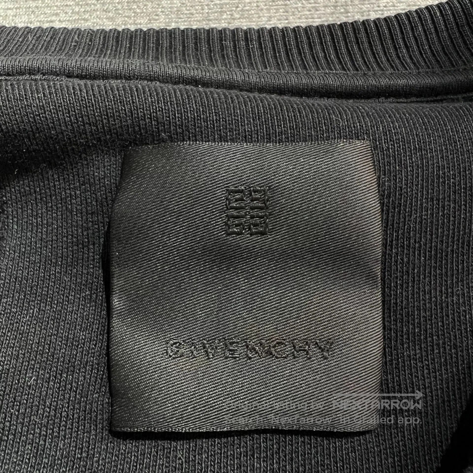 Givenchy Givenchy Black Embroidered Tiger Logo Hoodie. Size US XL / EU 56 / 4 - 4 Thumbnail