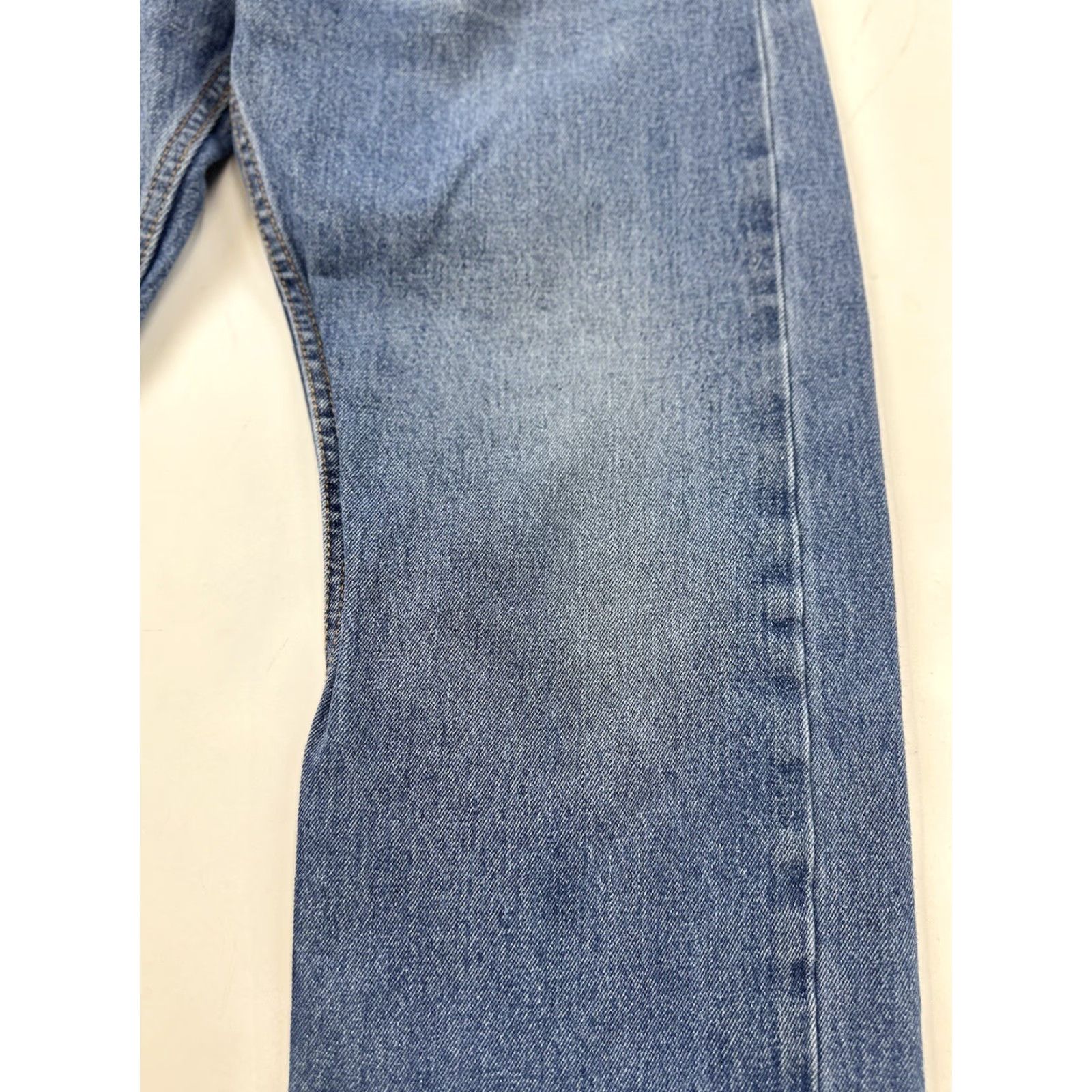 Levi's Levi's 505 Jeans Mens 33 Regular 28in Blue 5-Pocket Zip Button High Rise Straight Denim 500 Series Regular Pattern Solid Vintage: No Size US 33 - 3 Thumbnail