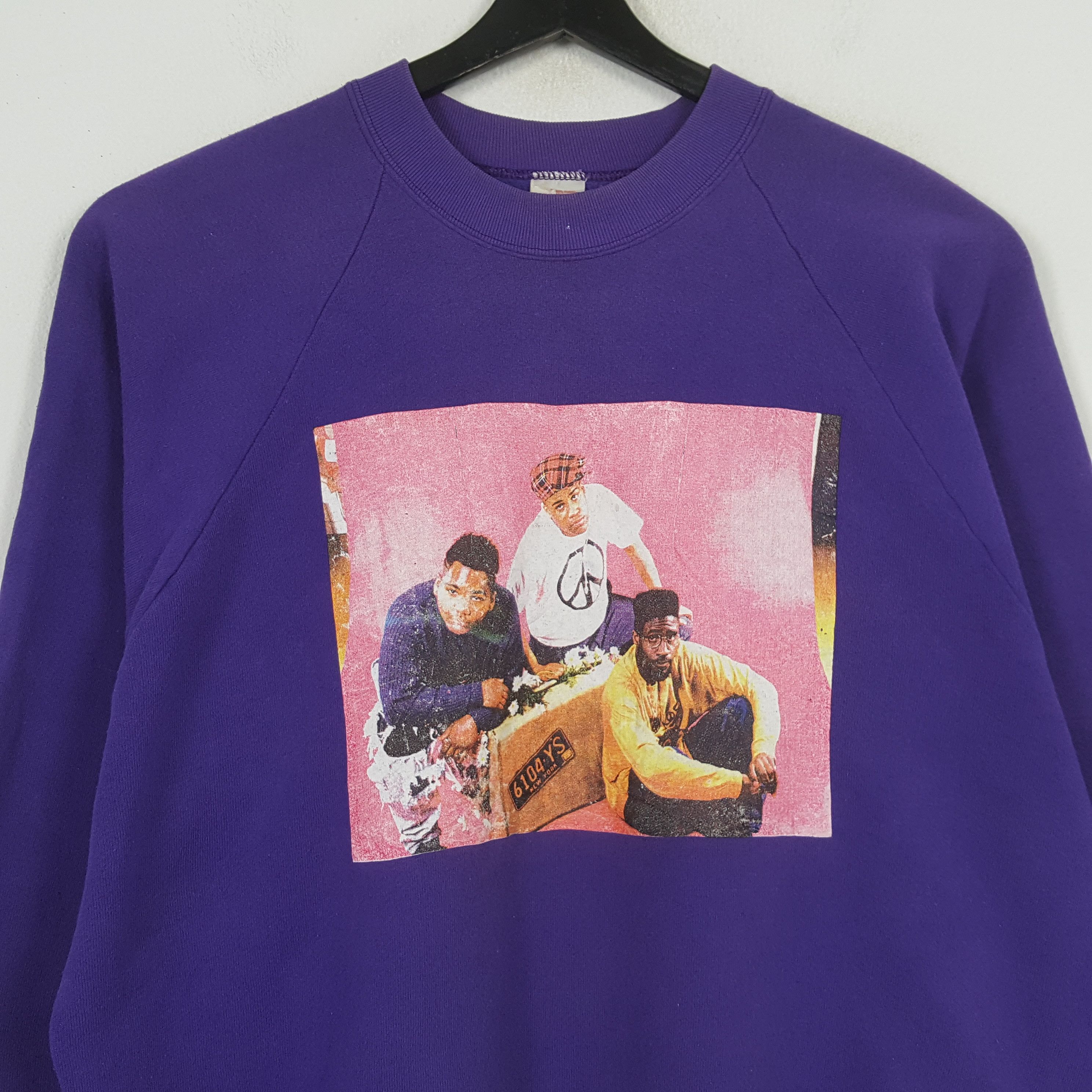 Vintage Rapper Music Style Vintage Sweatshirt C289N13 Size US XXL / EU 58 / 5 - 2 Thumbnail