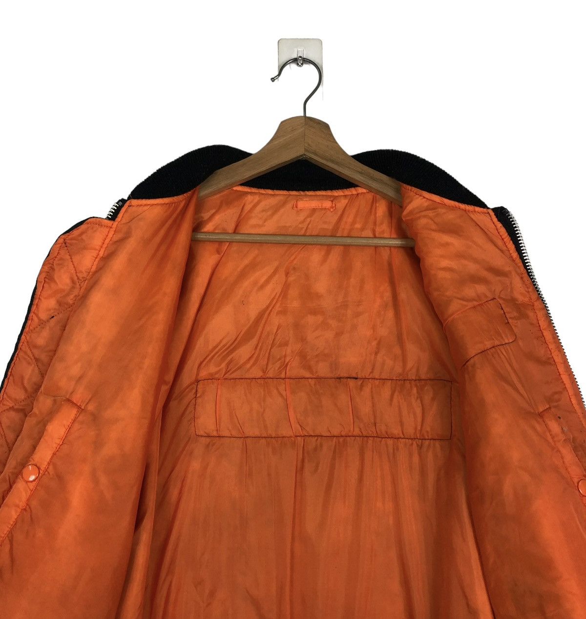 Vintage 🔥VINTAGE BOMBER JACKET MA-1 RACING DUNLOP WAKOS BIG LOGO Size US L / EU 52-54 / 3 - 16 Thumbnail