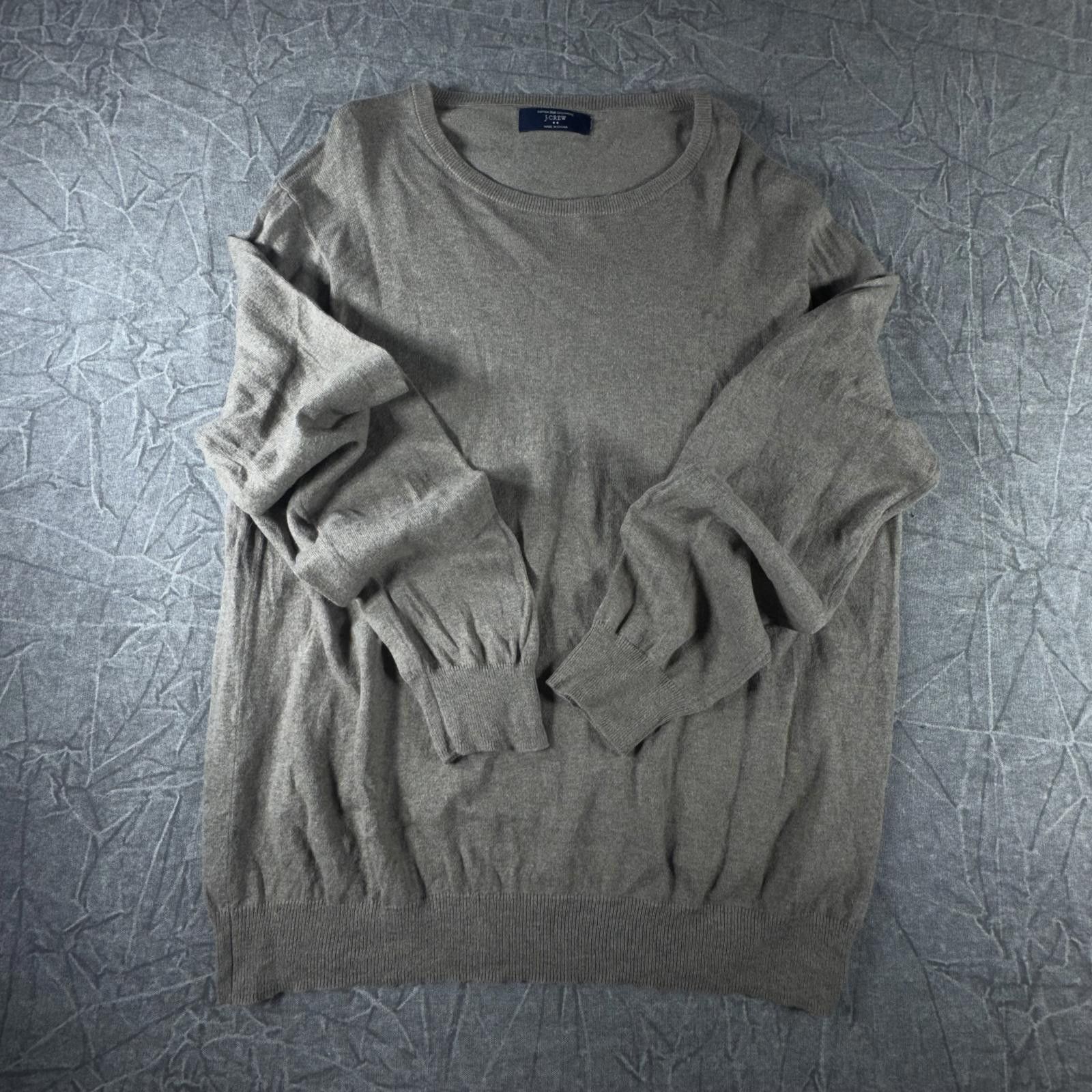J.Crew J-Crew Sweater Men's Brown Cotton Cashmere Blend Size US M / EU 48-50 / 2 - 1 Thumbnail