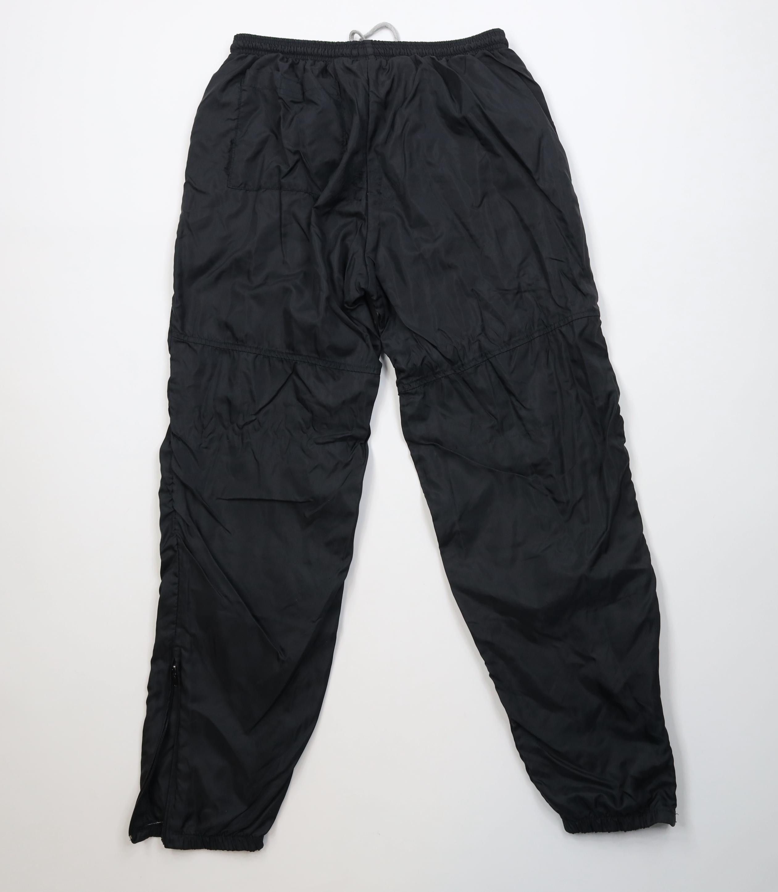 Vintage Vintage 90s Streetwear Windbreaker Joggers Pants USA Black Size US 34 / EU 50 - 9 Thumbnail