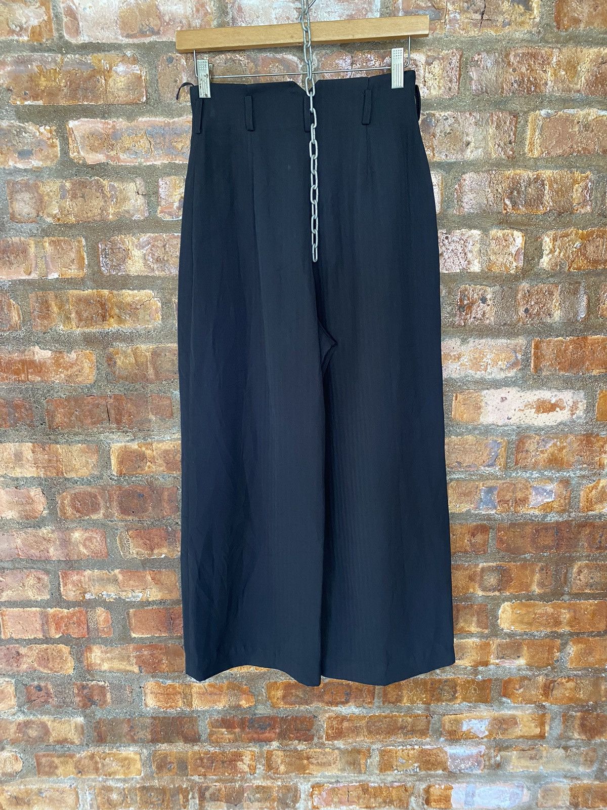 Norma Kamali 1990s Norma Kamali Balloon wide leg wool pants Size 26" / US 2 / IT 38 - 7 Thumbnail