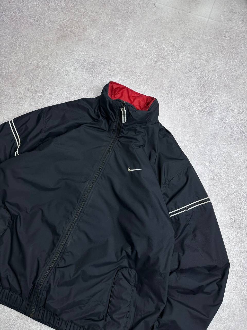 Nike Vintage Nike Swoosh Spellout Down Winter Puffer Jacket XL Size US XL / EU 56 / 4 - 3 Thumbnail