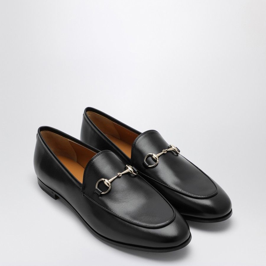 Gucci o1d2blof0824 Leather Jordaan Loafer in Black Size US 9 / IT 39 - 2 Thumbnail