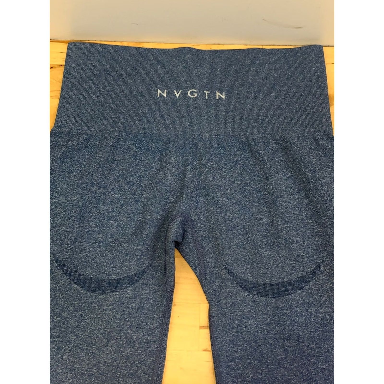 Vintage NVGTN Leggings Women XS Blue Activewear Gym Training Bodybuilding 13242 Size 26" / US 2 / IT 38 - 8 Thumbnail
