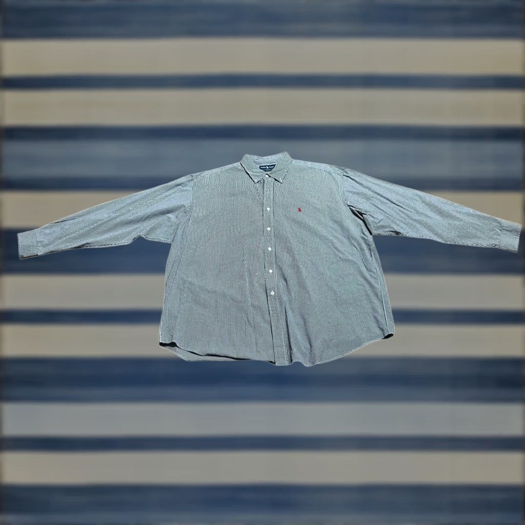 Ralph Lauren VINTAGE Ralph Lauren Blake Button-Down Shirt Men 2XL Blue Plaid Long Sleeve Lot Of 2 VTG Size US XXL / EU 58 / 5 - 1 Thumbnail