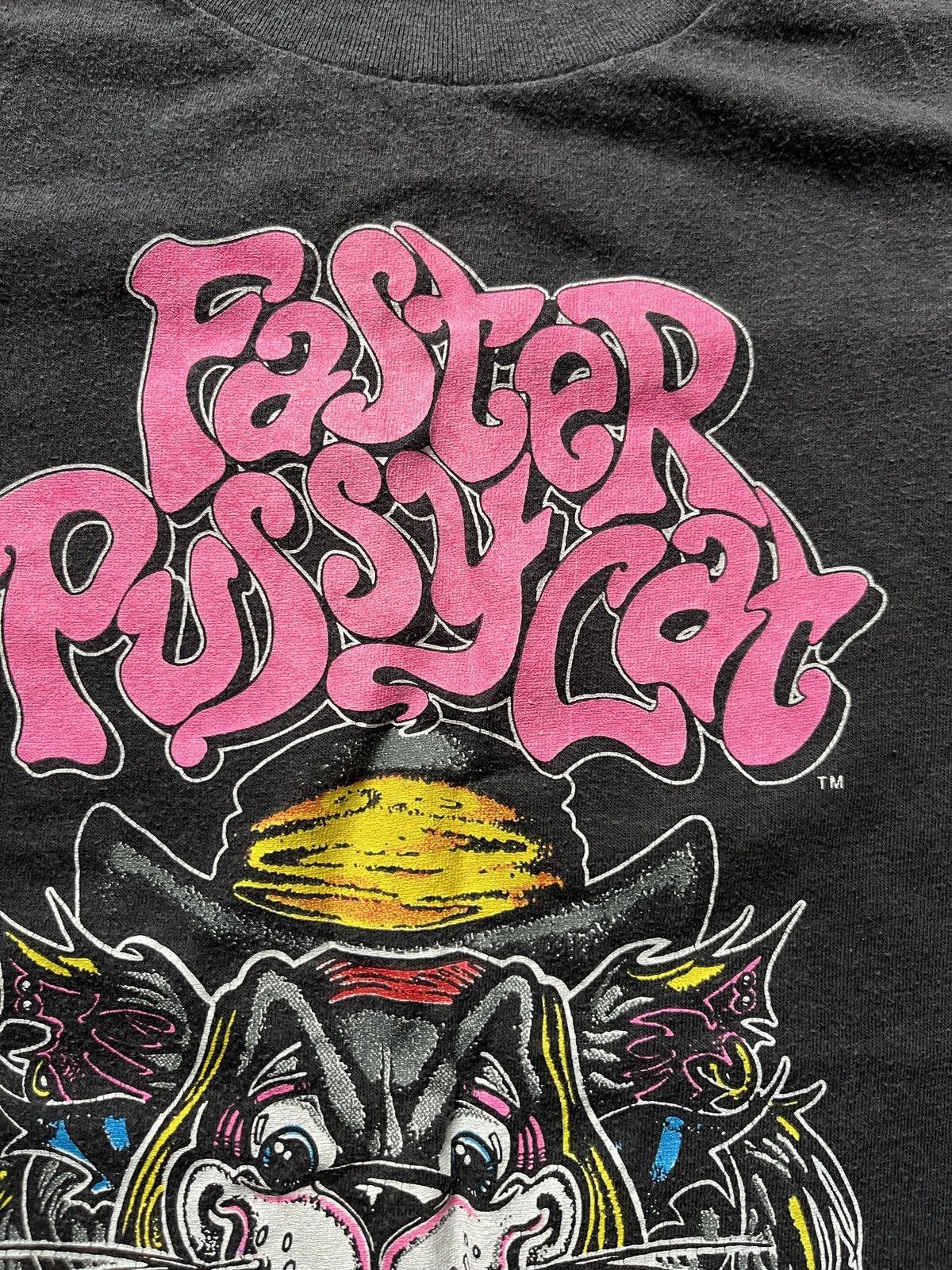 Vintage VERY RARE 1990 Faster Pussycat Tour T-Shirt Size US XS / EU 42 / 0 - 11 Thumbnail