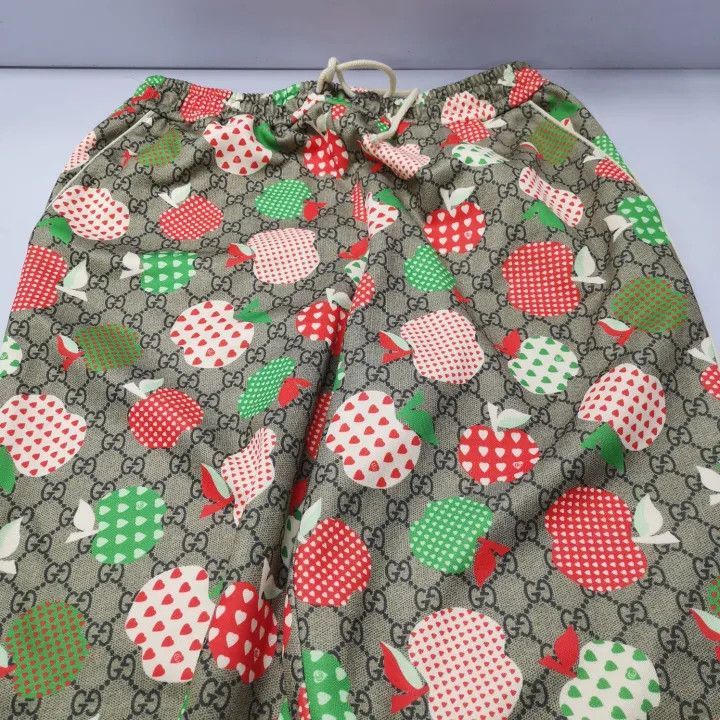 Gucci Gucci Gucci FW21 Apple Pattern Sweatpants for Men -2506 Size US 27 - 5 Thumbnail
