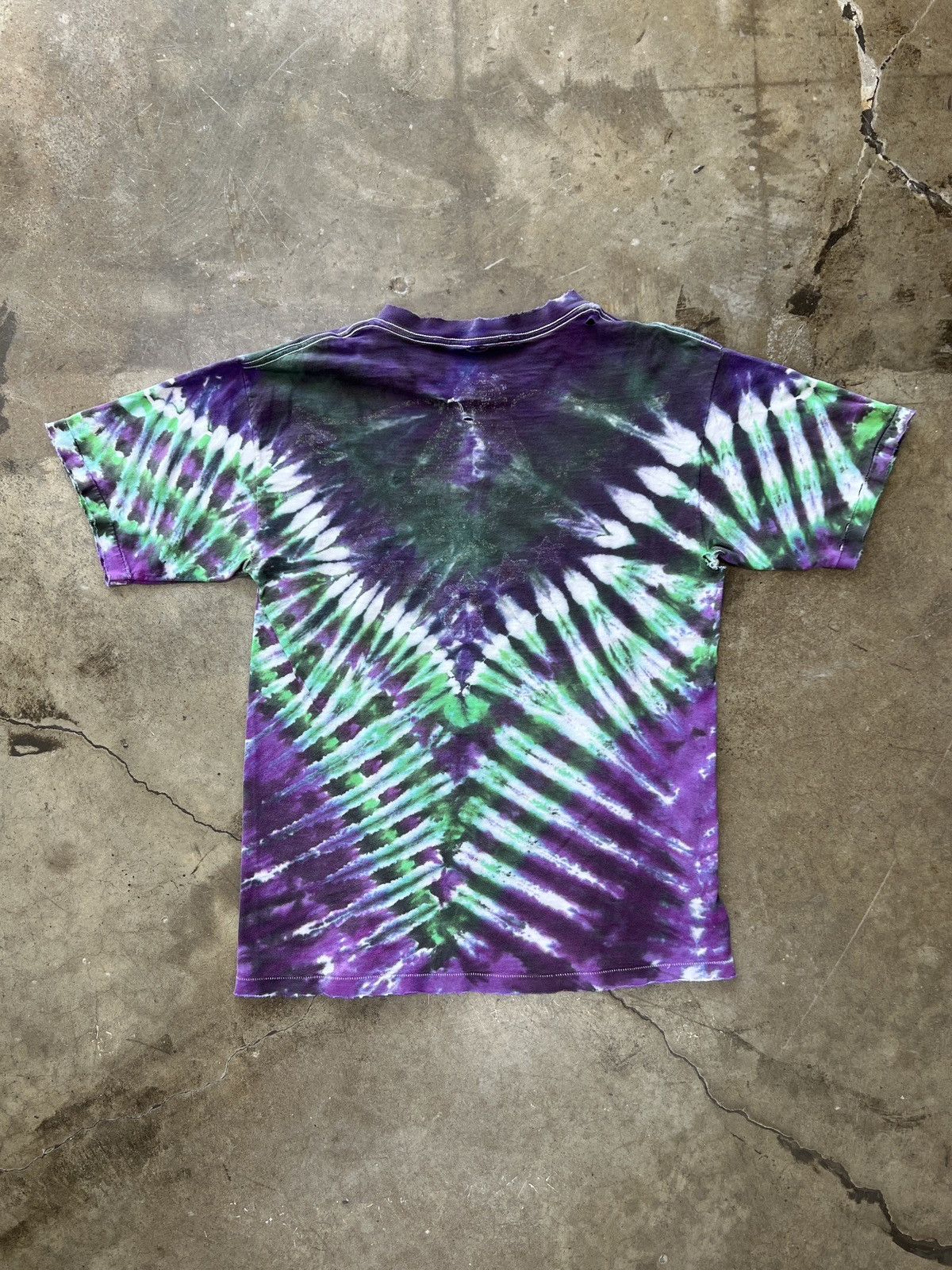 Band Tees × Vintage Vintage 1989 Aerosmith Pump Single Stitch Tie Dye Tee Medium Size US M / EU 48-50 / 2 - 5 Thumbnail