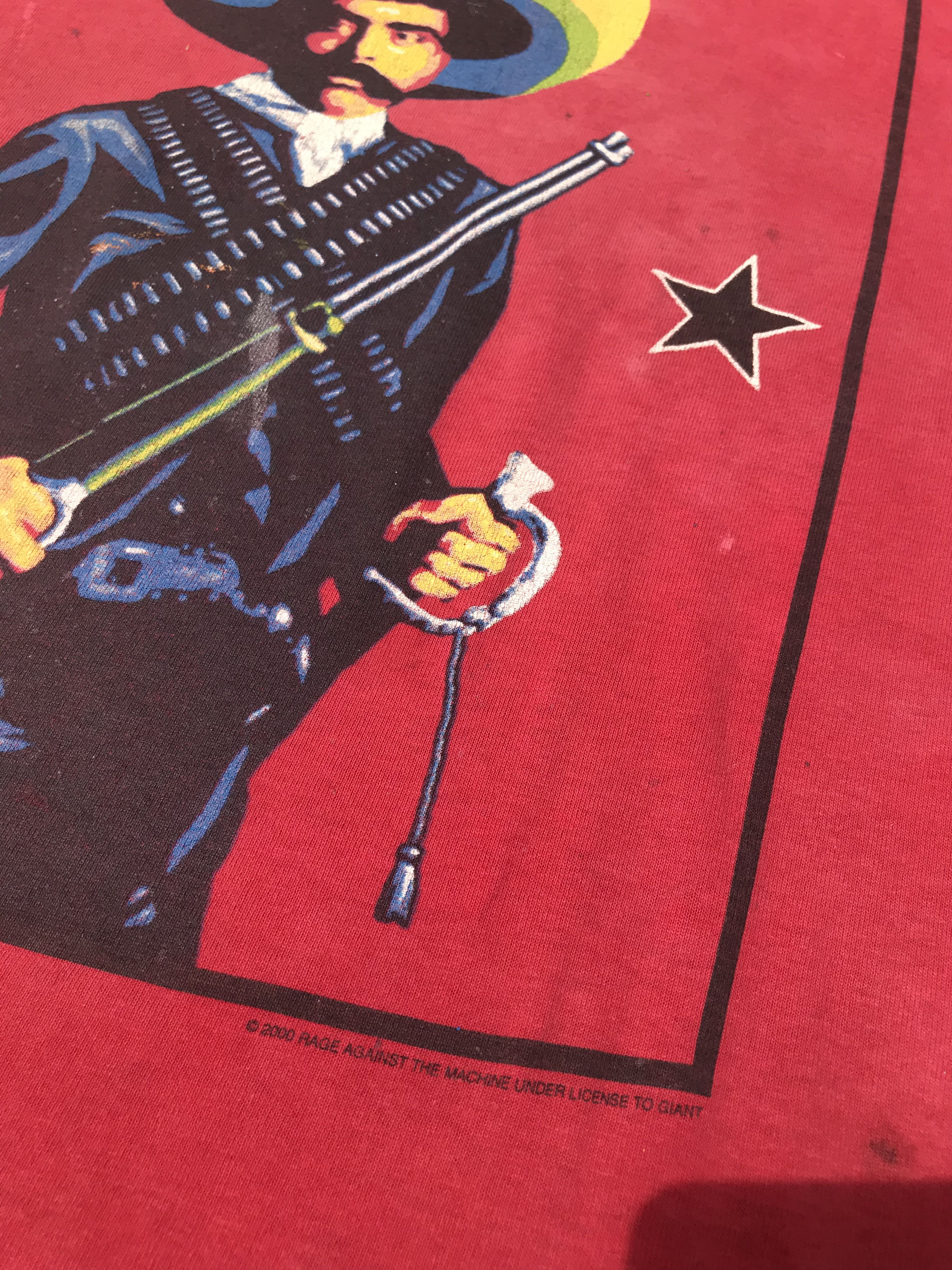 Band Tees × Rage Against The Machine × Vintage Vintage Rage Against The Machine 2000 "Emiliano Zapata" Size US L / EU 52-54 / 3 - 3 Thumbnail
