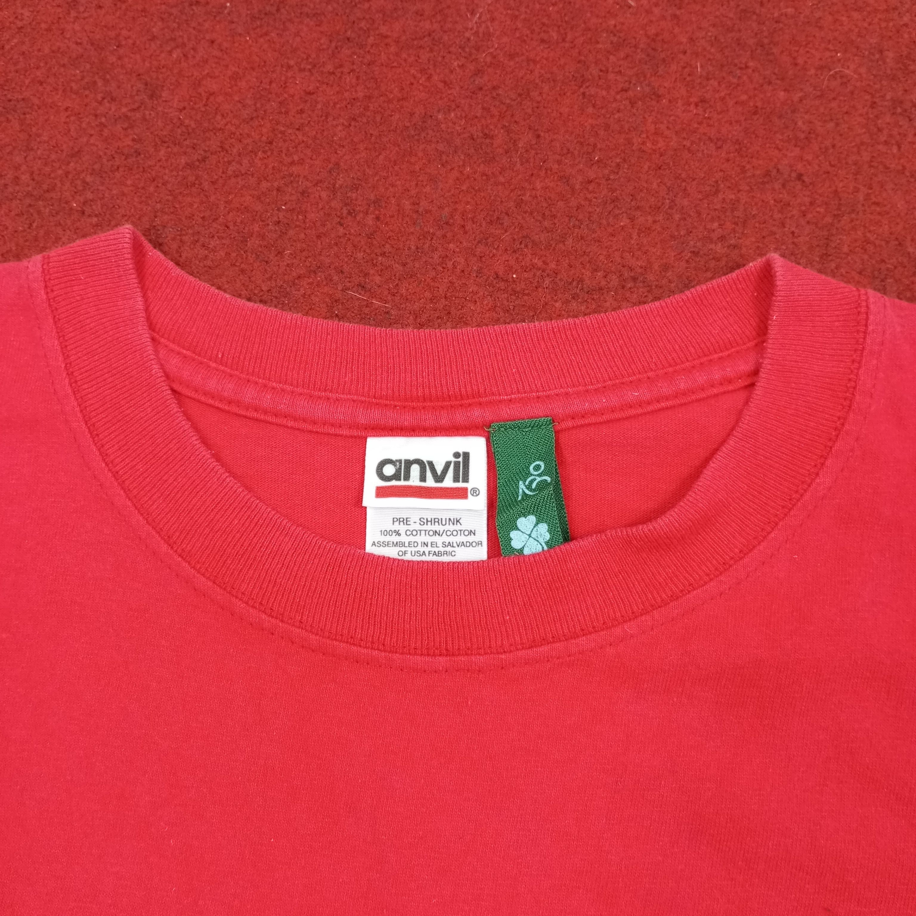 Anvil × Vintage Trim The Balance Streetwear Style Vintage Tshirt Size US L / EU 52-54 / 3 - 5 Thumbnail