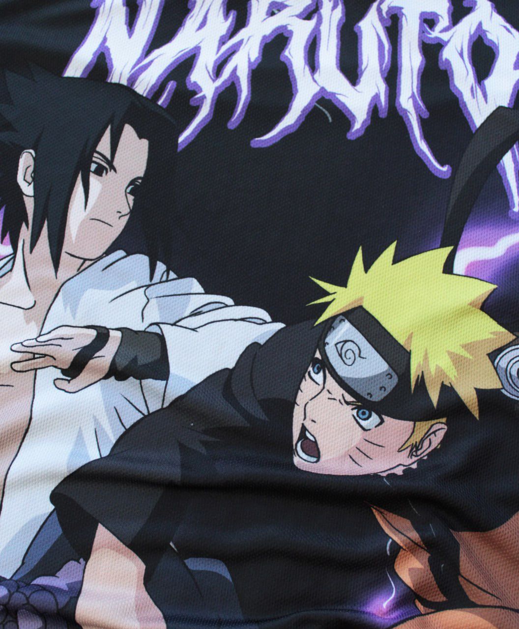Anime × Japanese Brand 🔥 Vintage Naruto Shippuden Sasuke Print Anime Japan Y2K Rare Size US M / EU 48-50 / 2 - 2 Thumbnail