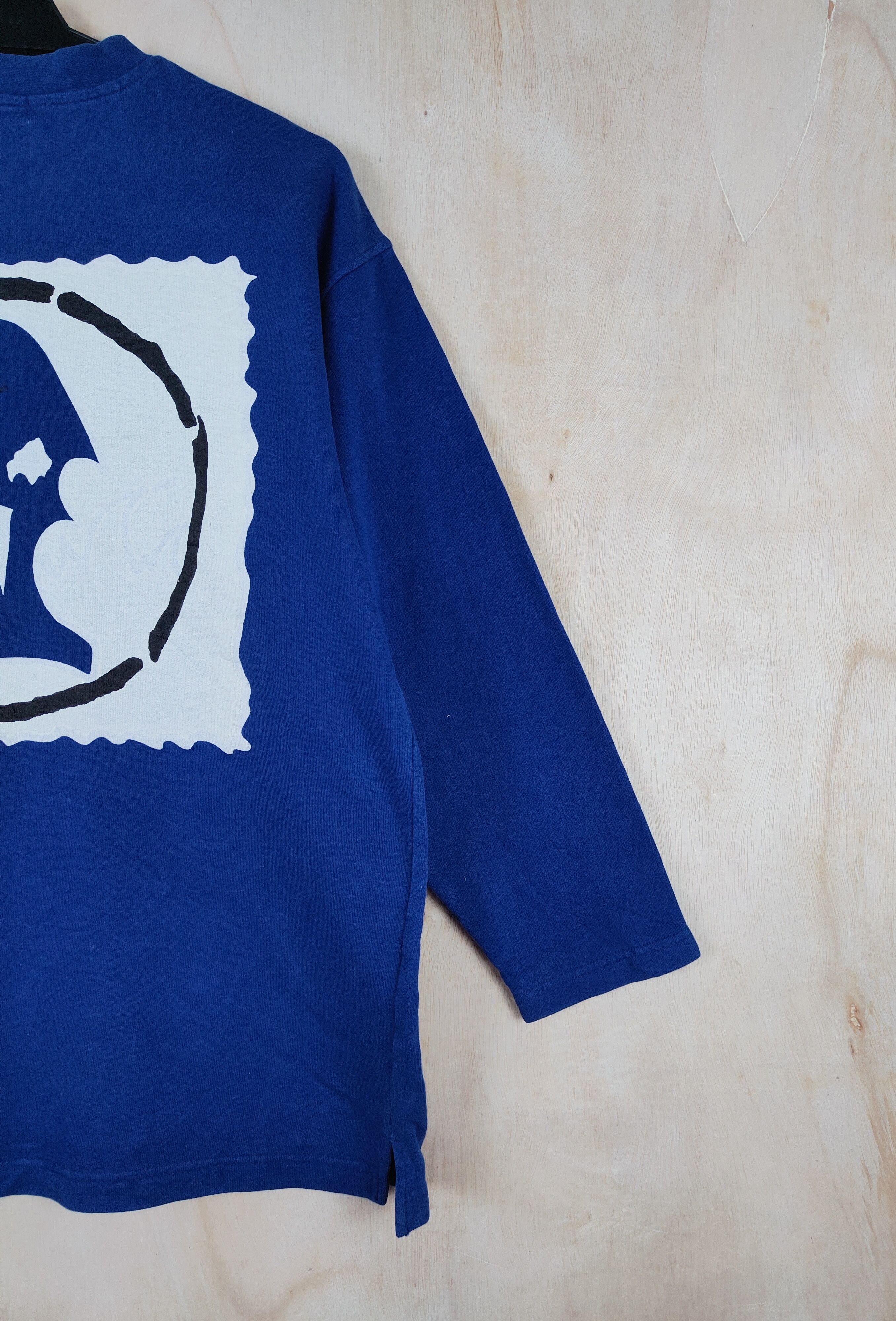 Japanese Brand Otto Collection Blue Long Sleeve T-Shirts #S2590 Size US L / EU 52-54 / 3 - 3 Thumbnail