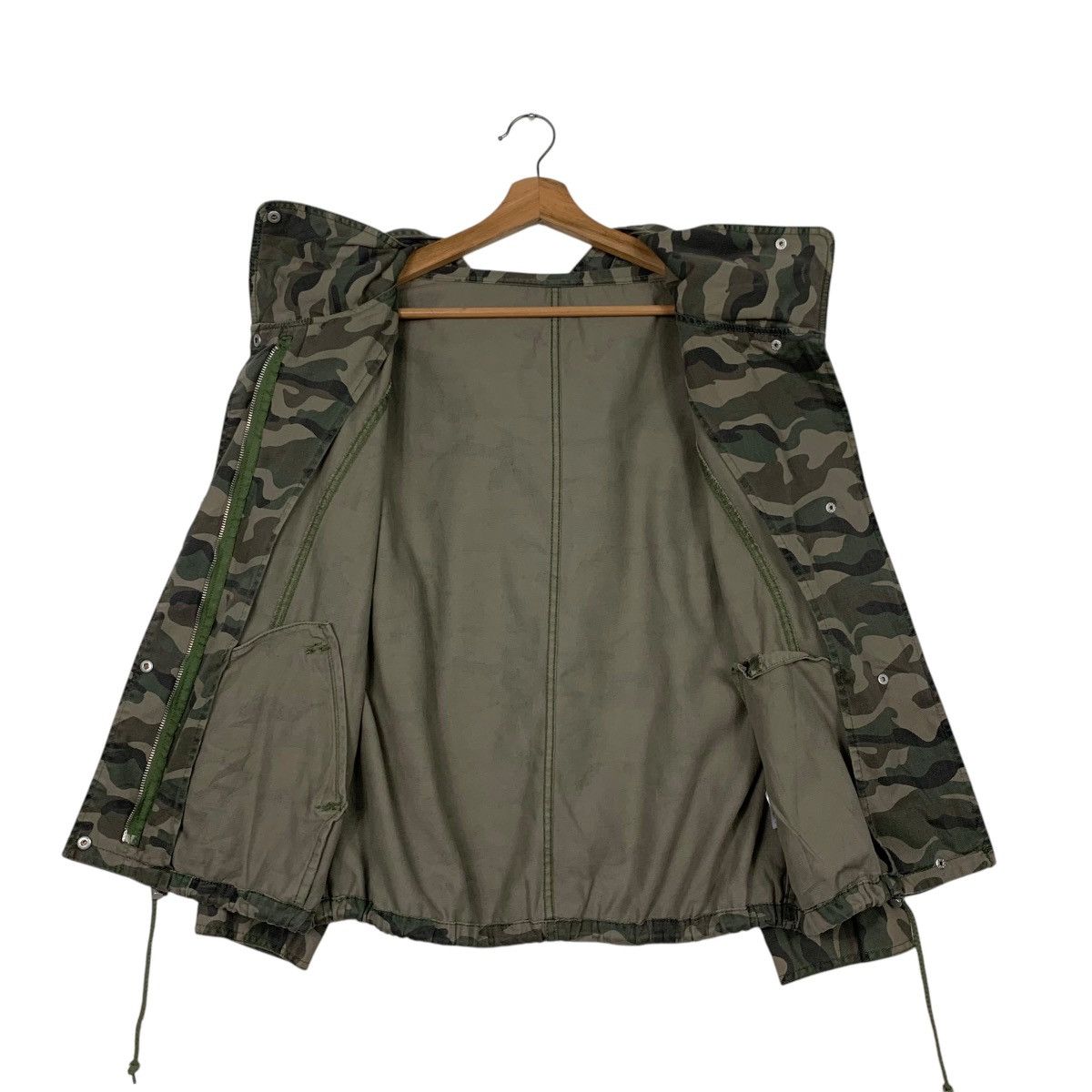 Japanese Brand COLONY 2139 Jungle Camo Hoodie Jacket Parka #2415-C108 Size US S / EU 44-46 / 1 - 12 Thumbnail