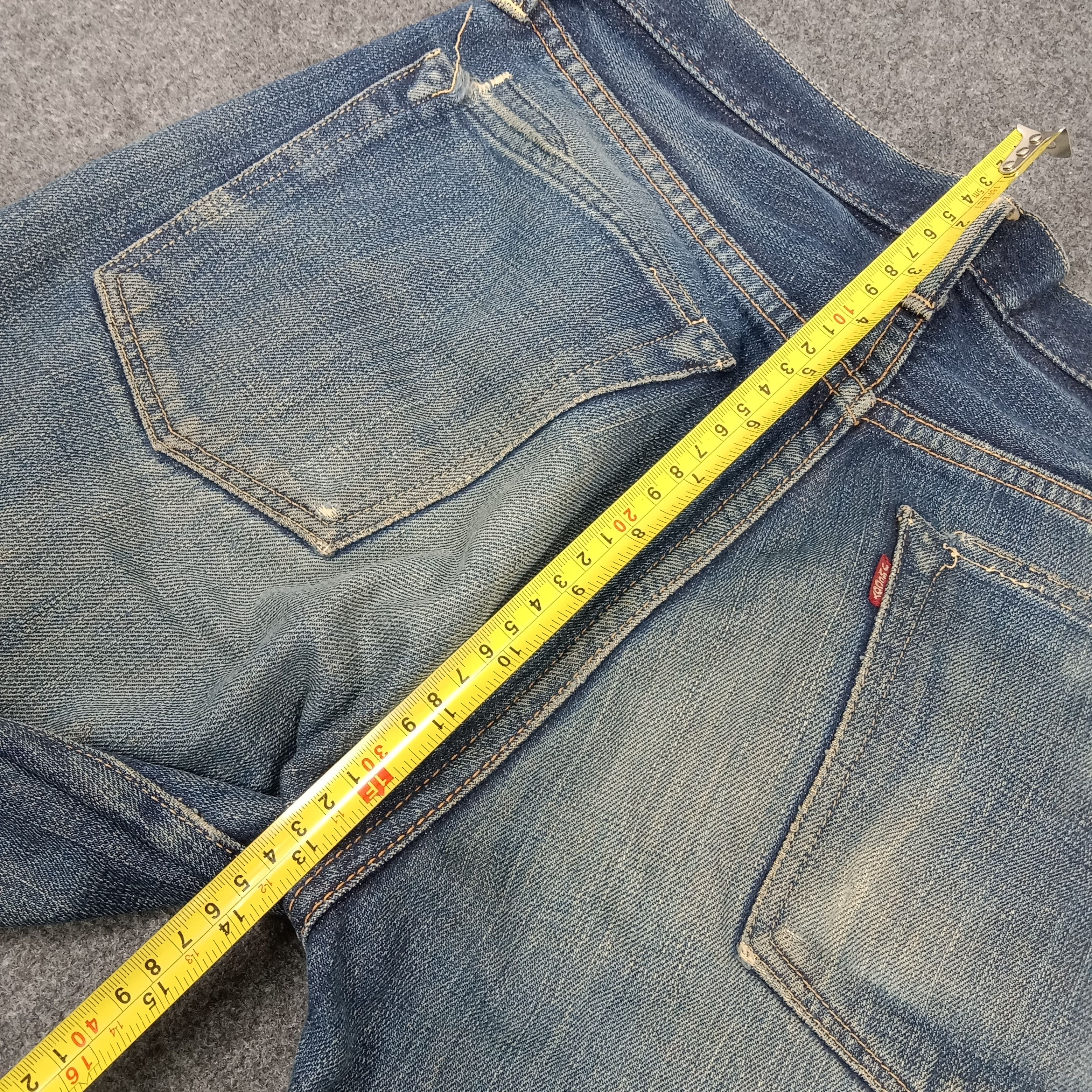 The Real McCoy's Joe McCoy 901 Selvedge Distressed Hem Denim Jeans E1A37 Size US 29 - 9 Thumbnail