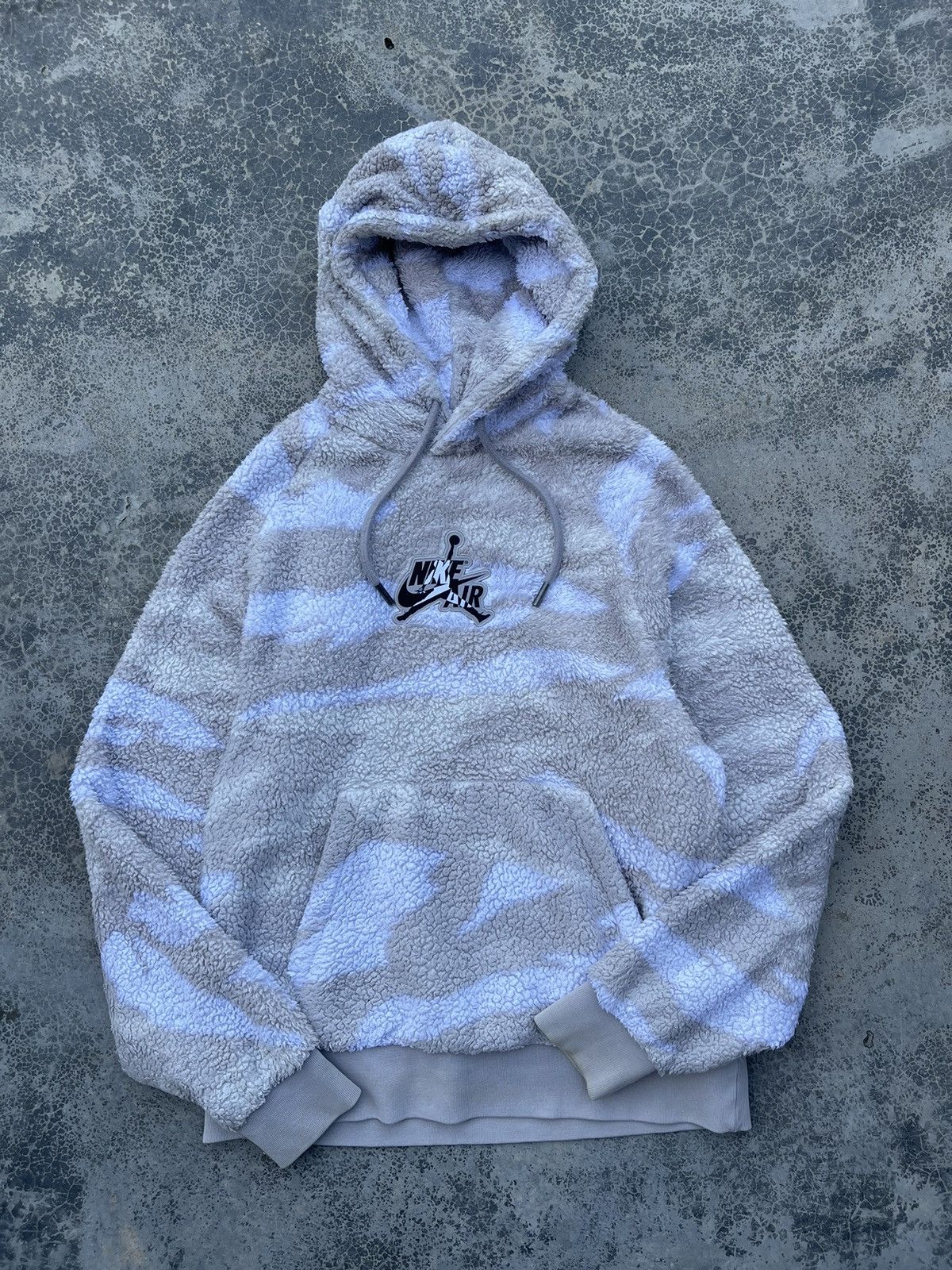 Nike Nike Air Jump Man Jordan Camo Sherpa Fleece Hoodies Size US M / EU 48-50 / 2 - 4 Thumbnail