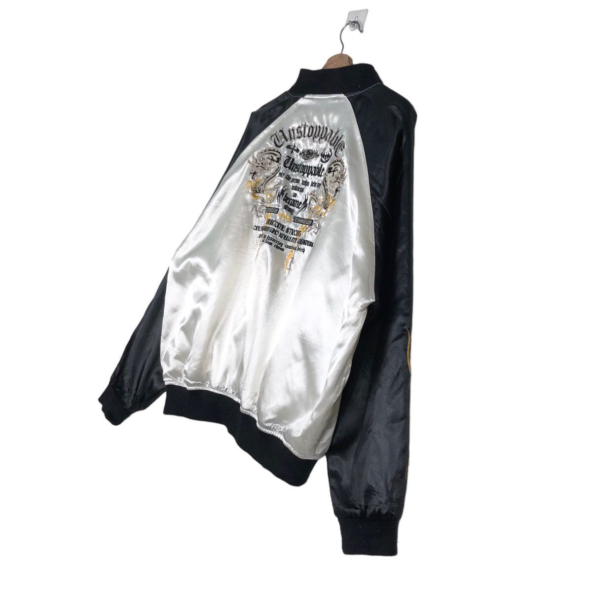 Japanese Brand 🔥Vintage Sukajan Jacket Unstoppable inspire Chrome Hearts Size US L / EU 52-54 / 3 - 10 Thumbnail