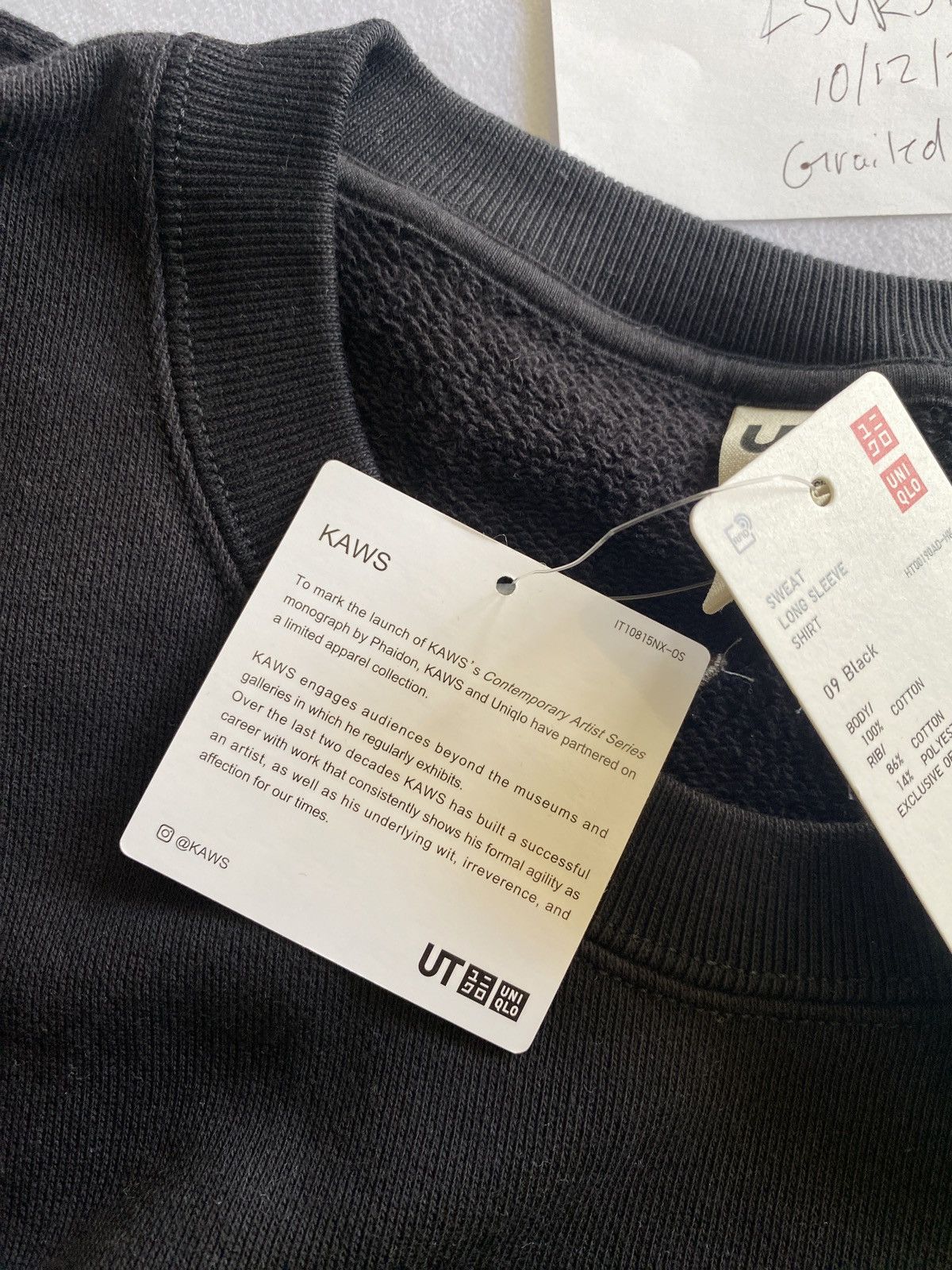 Kaws × Uniqlo Kaws x Uniqlo Companion 09 Black Crewneck XXL Rare Size* Size US XXL / EU 58 / 5 - 7 Thumbnail
