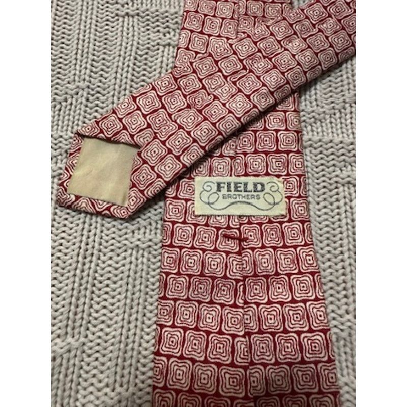 Other Vintage 60s Bronzini red abstract silk tie Size ONE SIZE - 2 Thumbnail