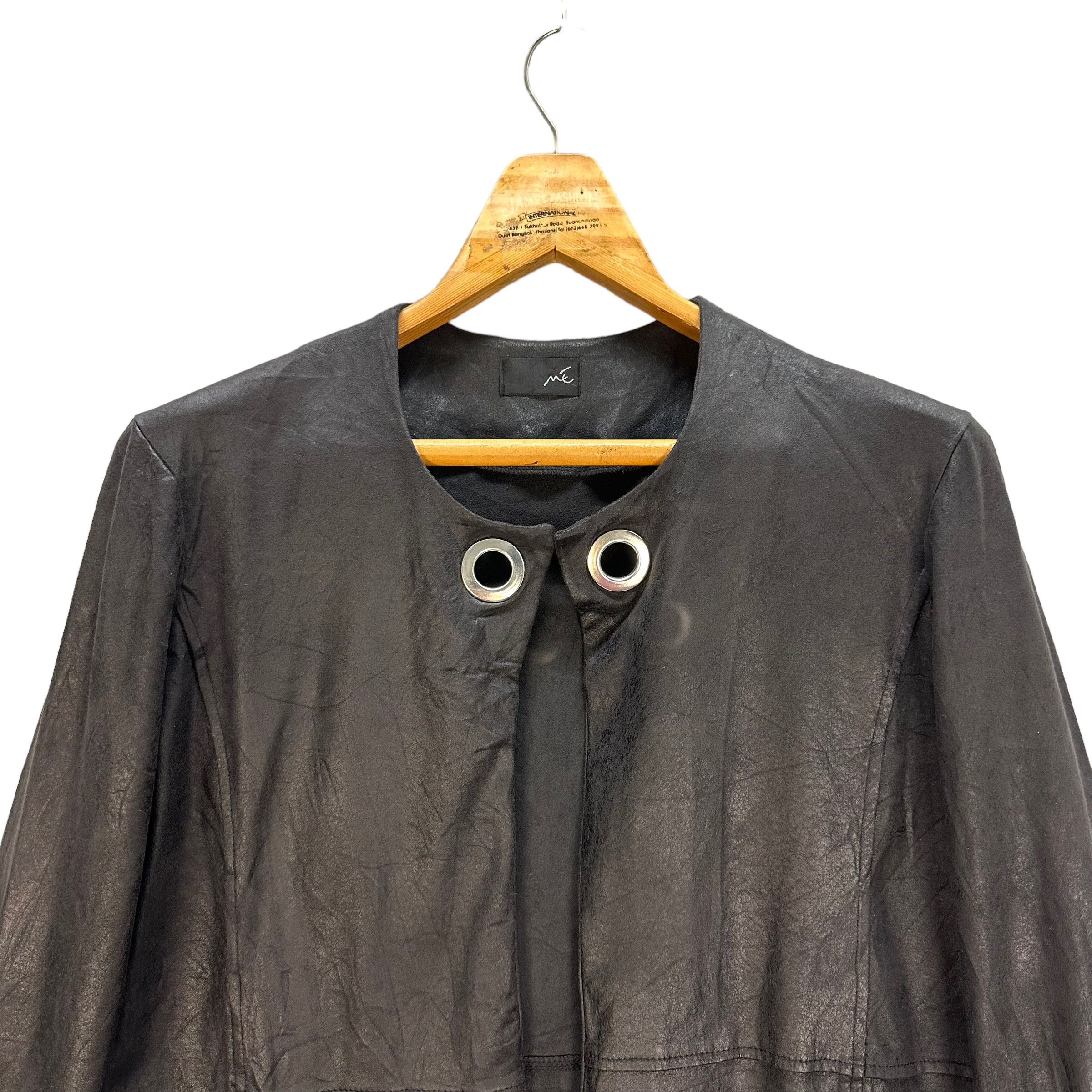 Japanese Brand ME MADE IN FRANCE NECK BUTTON CASUAL JACKET #8058-199 Size M / US 6-8 / IT 42-44 - 2 Thumbnail