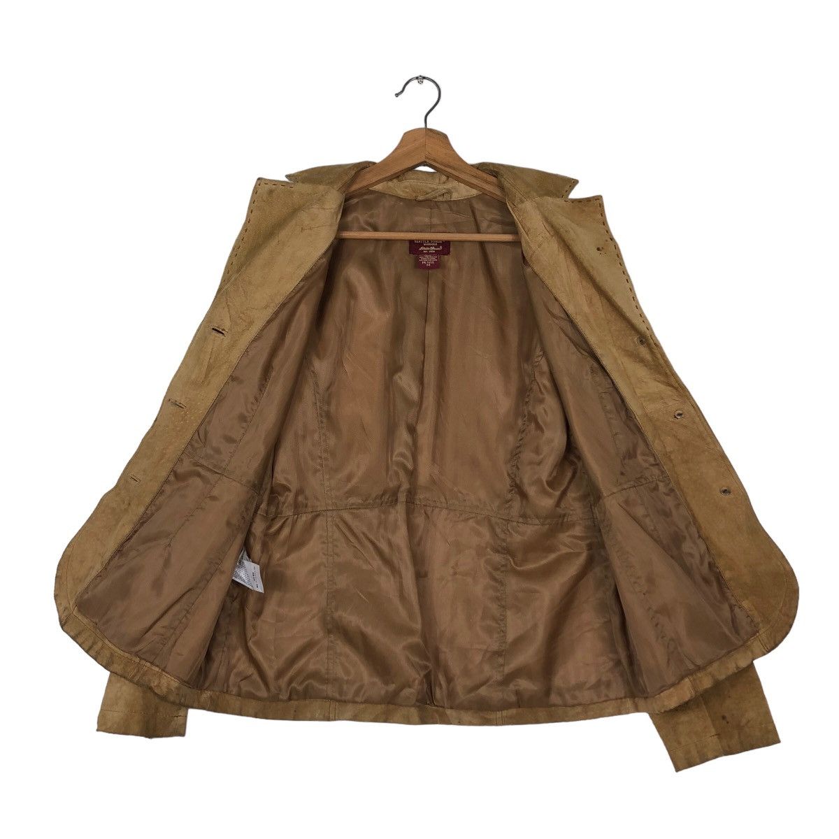 Japanese Brand 🔥Vintage Leather Jacket Eddie Bauer Issey Miyake Size US M / EU 48-50 / 2 - 13 Thumbnail