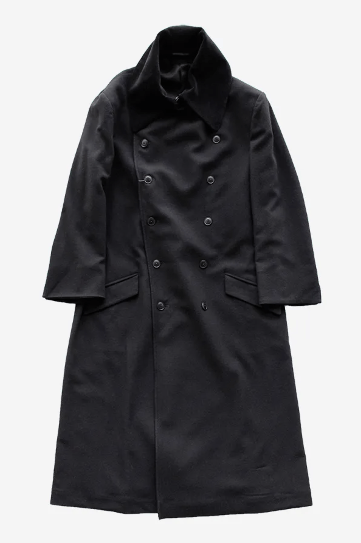 Yohji Yamamoto Yohji Yamamoto Homme - 22AW WOOL FLANNEL Napoleon Jacket Size US S / EU 44-46 / 1 - 1 Thumbnail