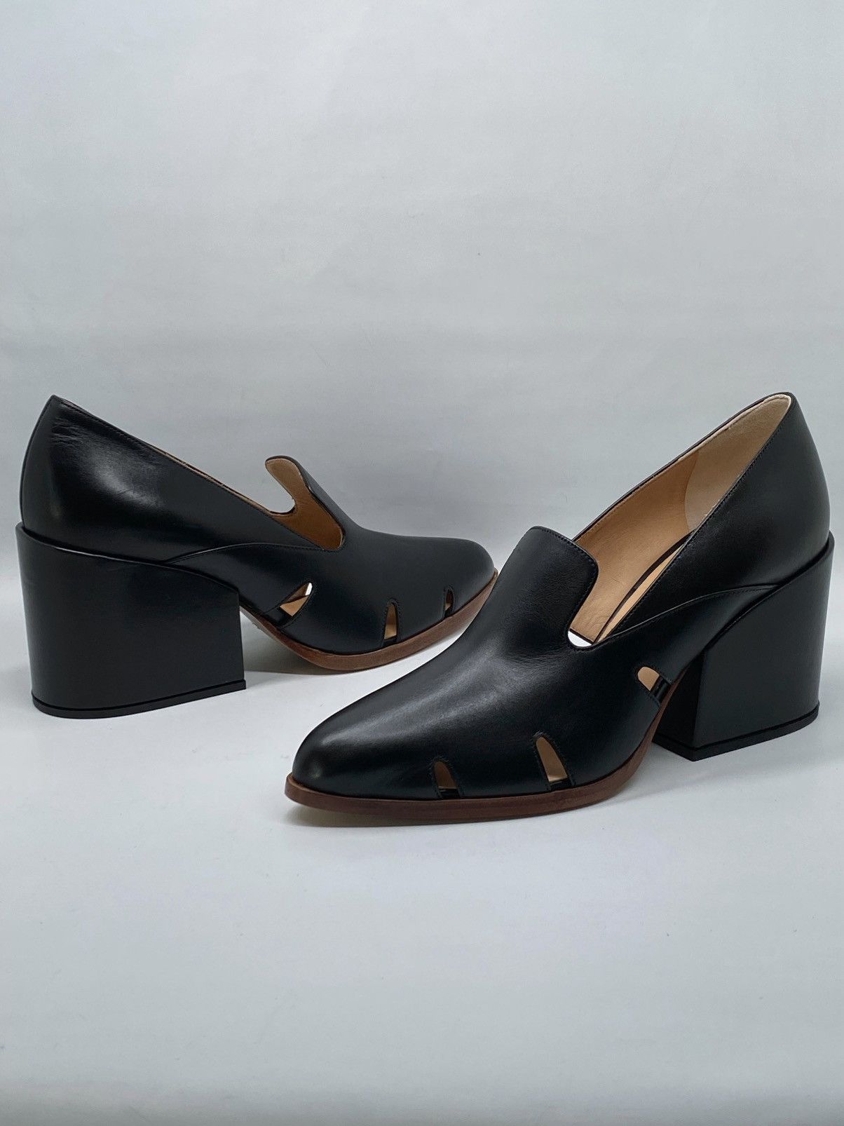 Gabriela Hearst Gabriela Hearst Eliza 80MM Leather Loafers size 39 Size US 9 / IT 39 - 5 Thumbnail