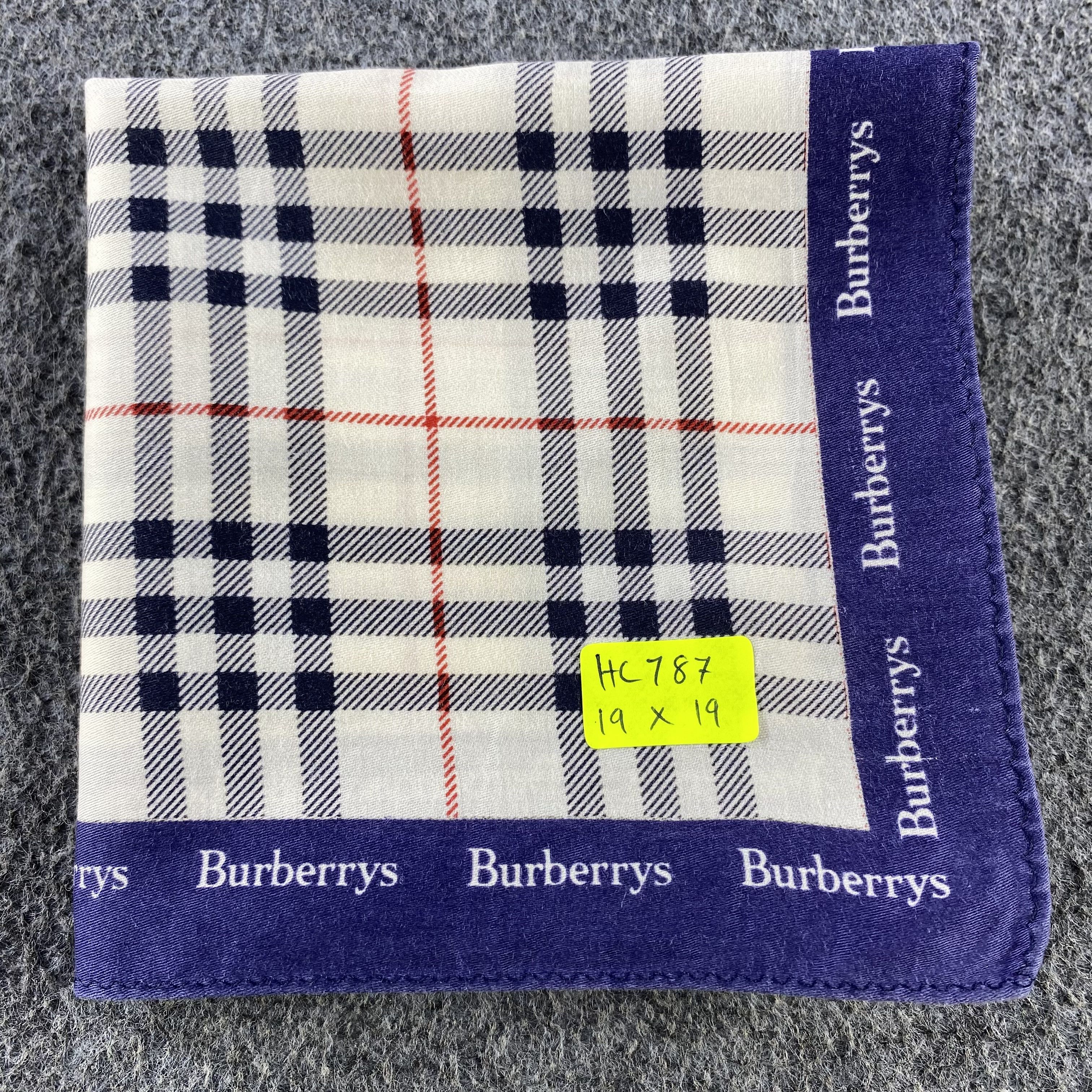 Burberry × Vintage Burberry Handkerchief/Neckerchief/Bandana HC787 Size ONE SIZE - 6 Thumbnail
