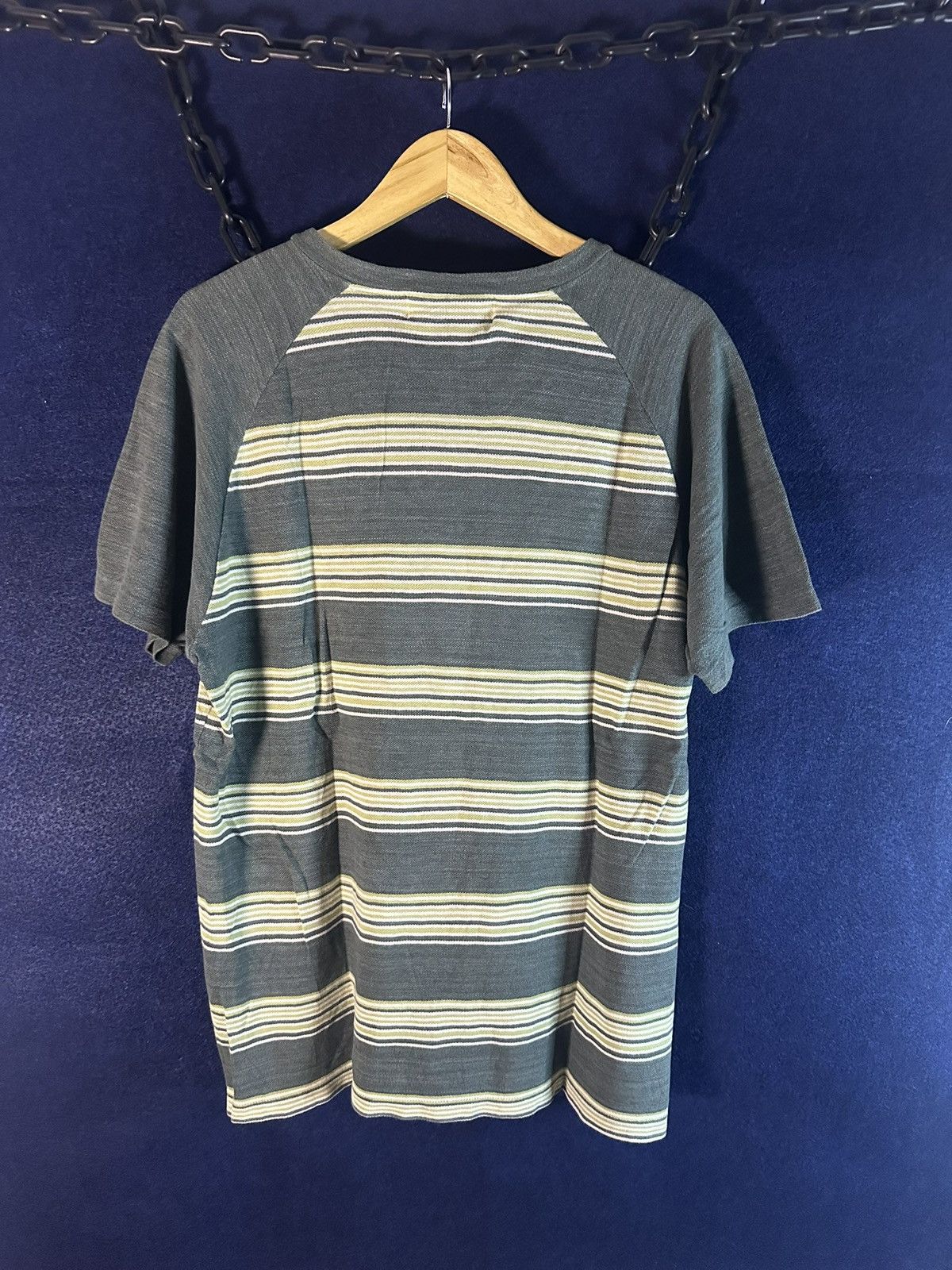 Japanese Brand Vintage 90s Piko Longboard Stripe Tshirt Size US L / EU 52-54 / 3 - 7 Thumbnail