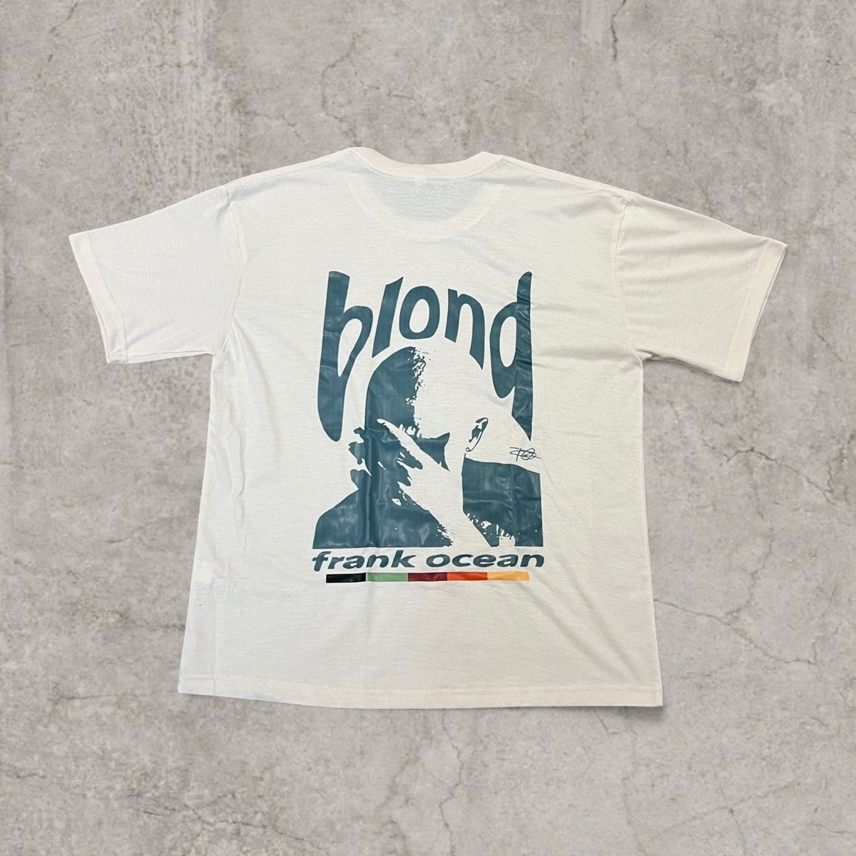 Japanese Brand Vintage style tshirt in cream, Frank Ocean. Size L Size US M / EU 48-50 / 2 - 1 Thumbnail