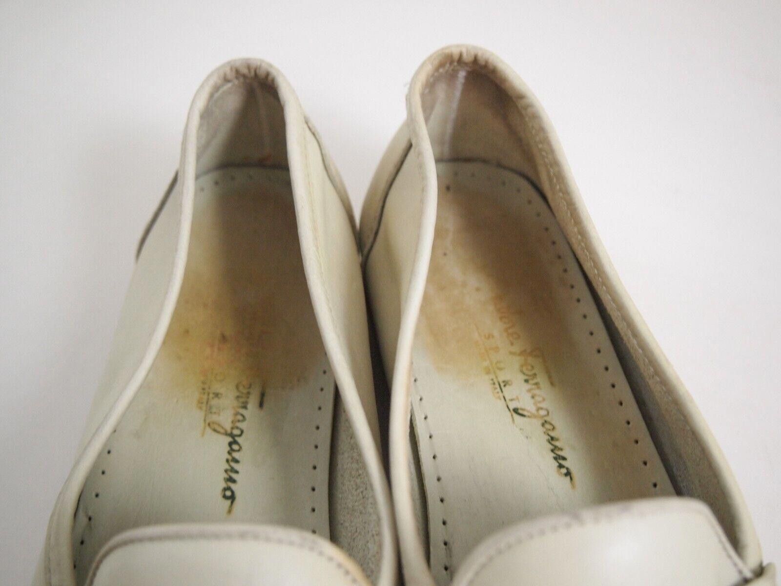 Salvatore Ferragamo Ferragamo Gancio Loafers Light Green Leather EU 40 US 10 C Size US 10 / IT 40 - 8 Thumbnail