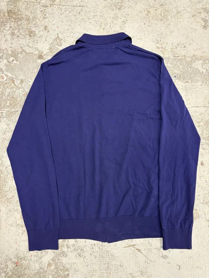 Dries Van Noten Dries Van Noten Blue Minimalist Cardigan Size US L / EU 52-54 / 3 - 6 Thumbnail